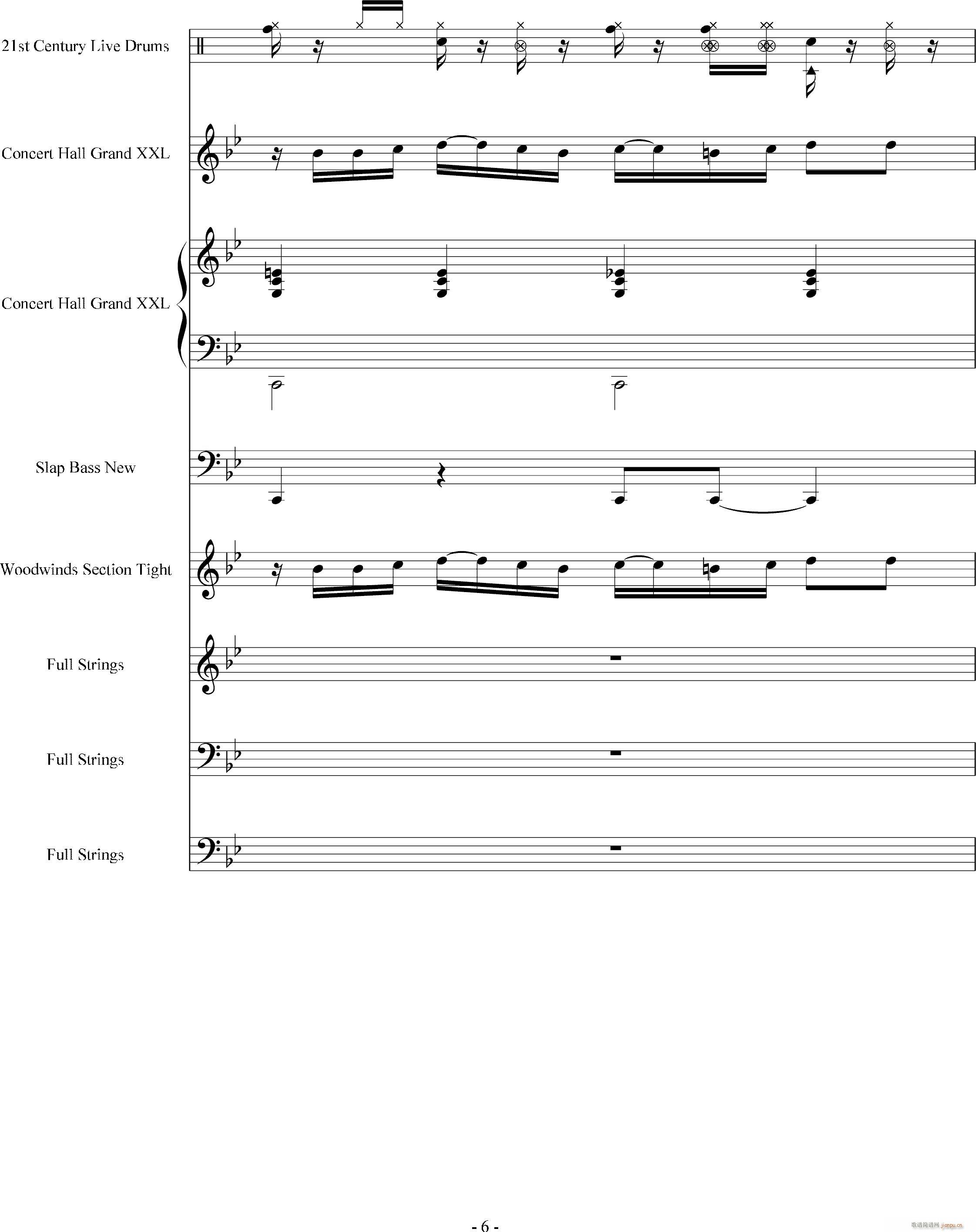 奇异的画廊(钢琴谱)6