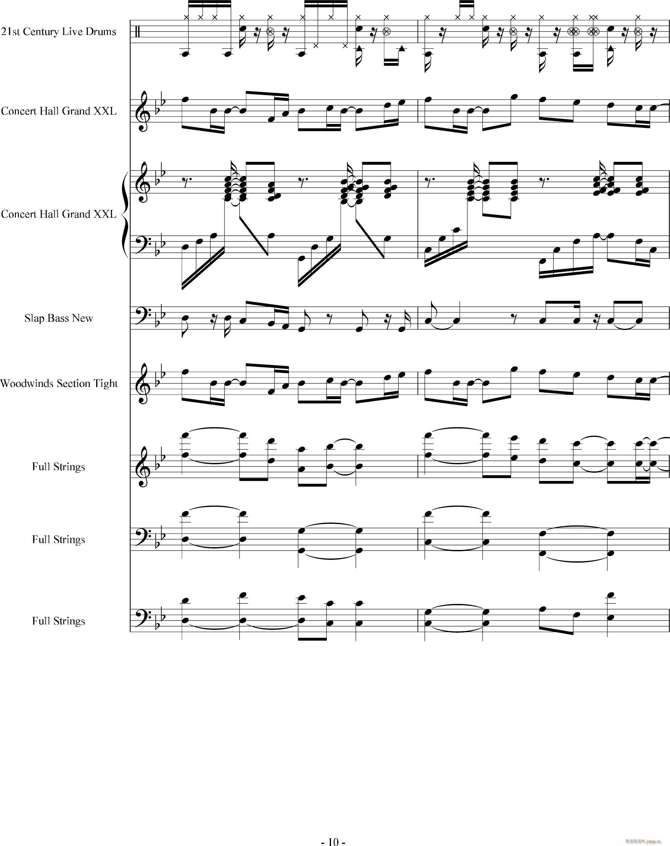 奇异的画廊(钢琴谱)10