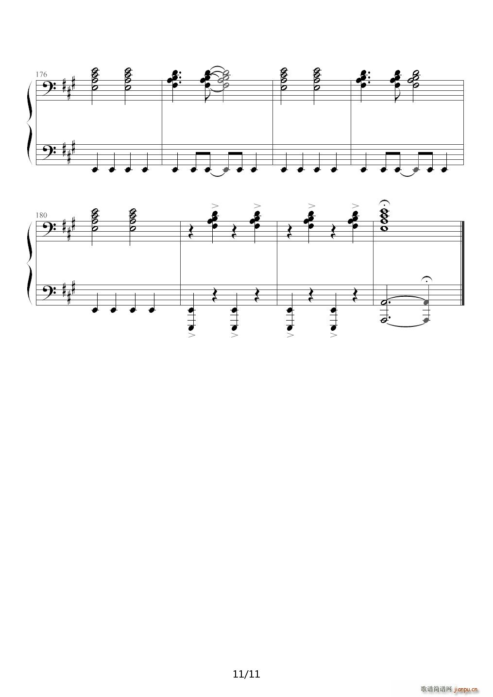 铃儿响叮当 变奏曲 降E调(钢琴谱)11