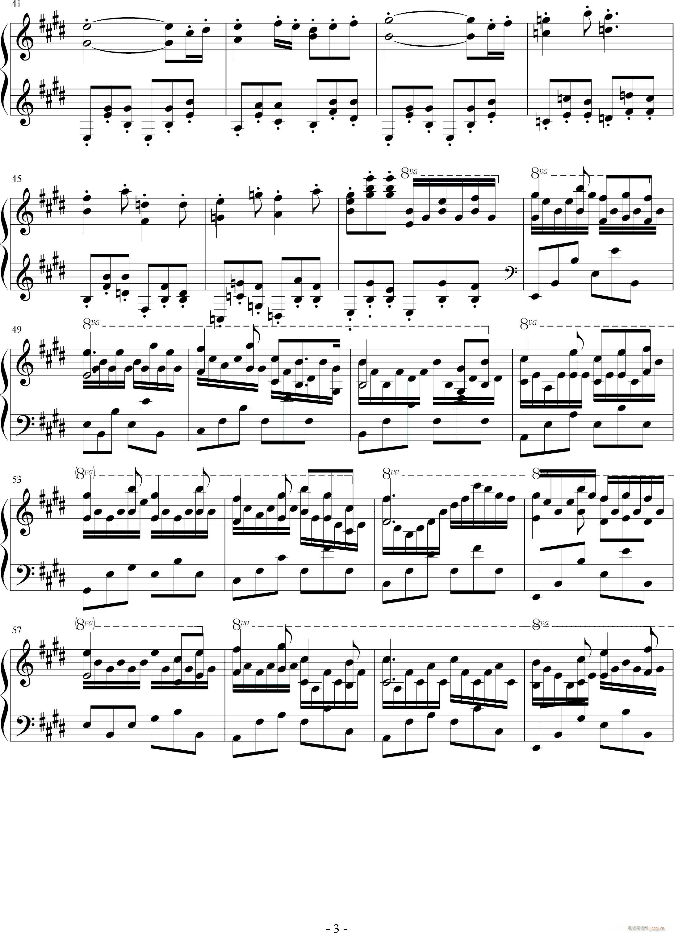 花之咏叹(钢琴谱)3