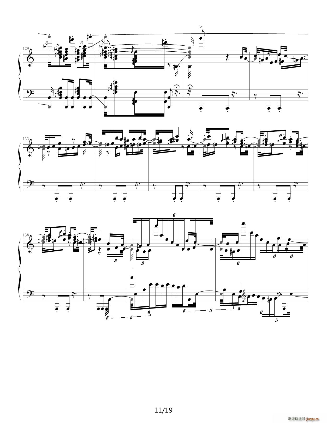 疯狂土耳其 C调(钢琴谱)11