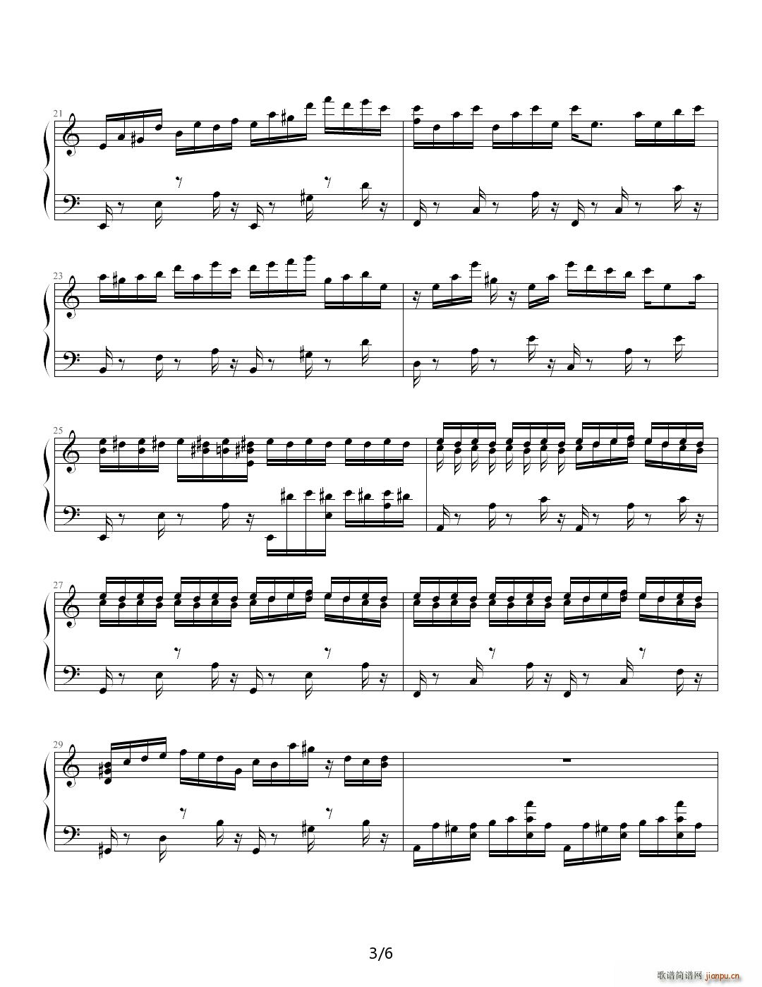 fancy ball C调(钢琴谱)3