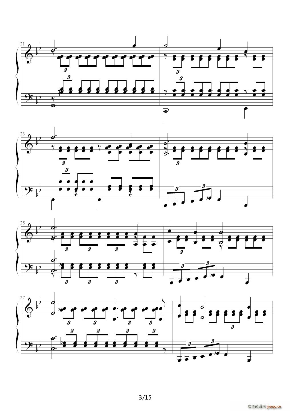 舒伯特 魔王 李斯特改编 降B调(钢琴谱)3