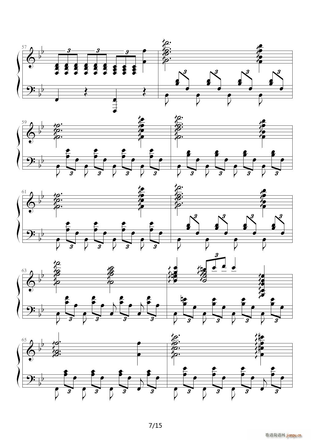 舒伯特 魔王 李斯特改编 降B调(钢琴谱)7