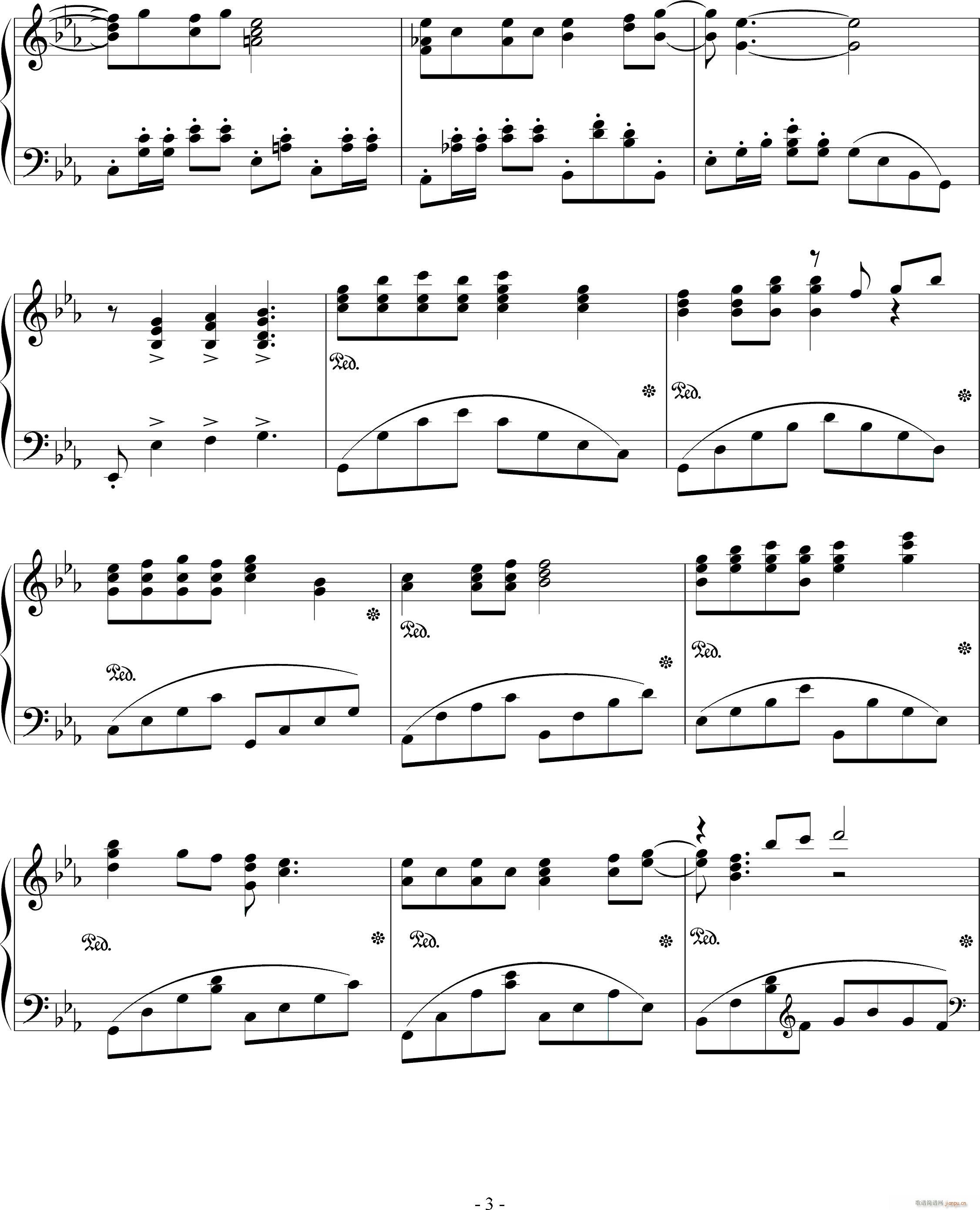 梦回90(钢琴谱)3