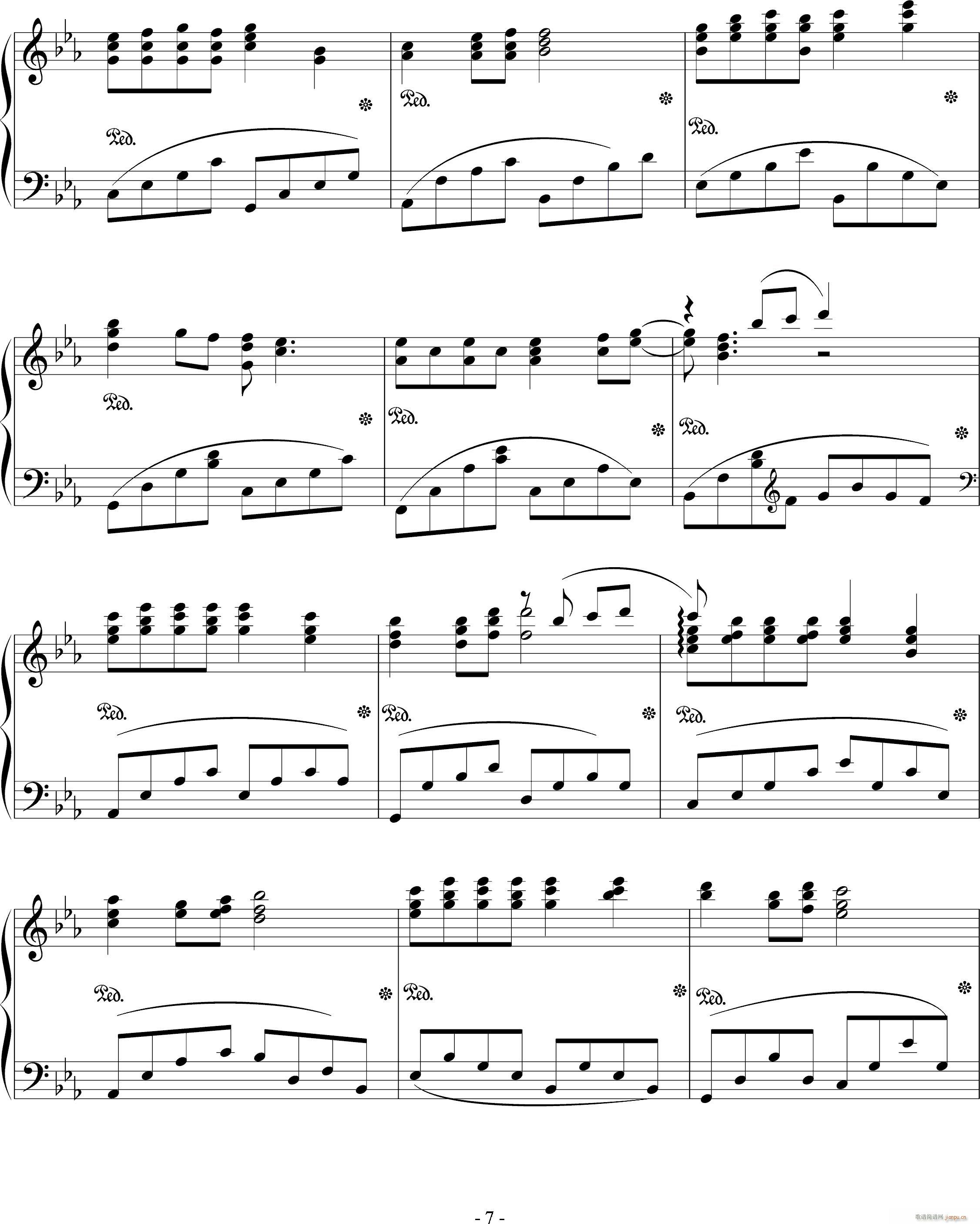 梦回90(钢琴谱)7