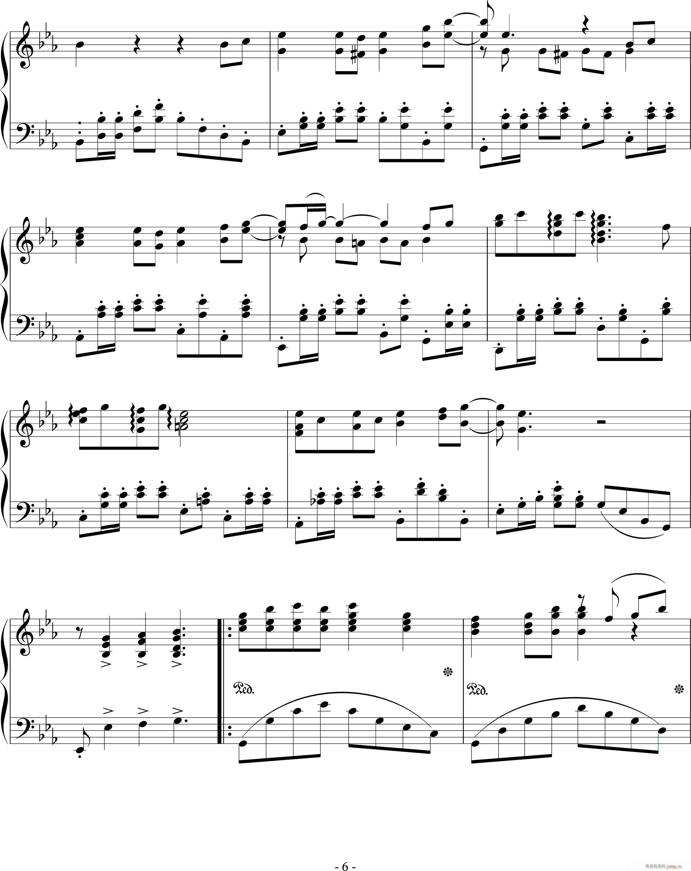 梦回90(钢琴谱)6