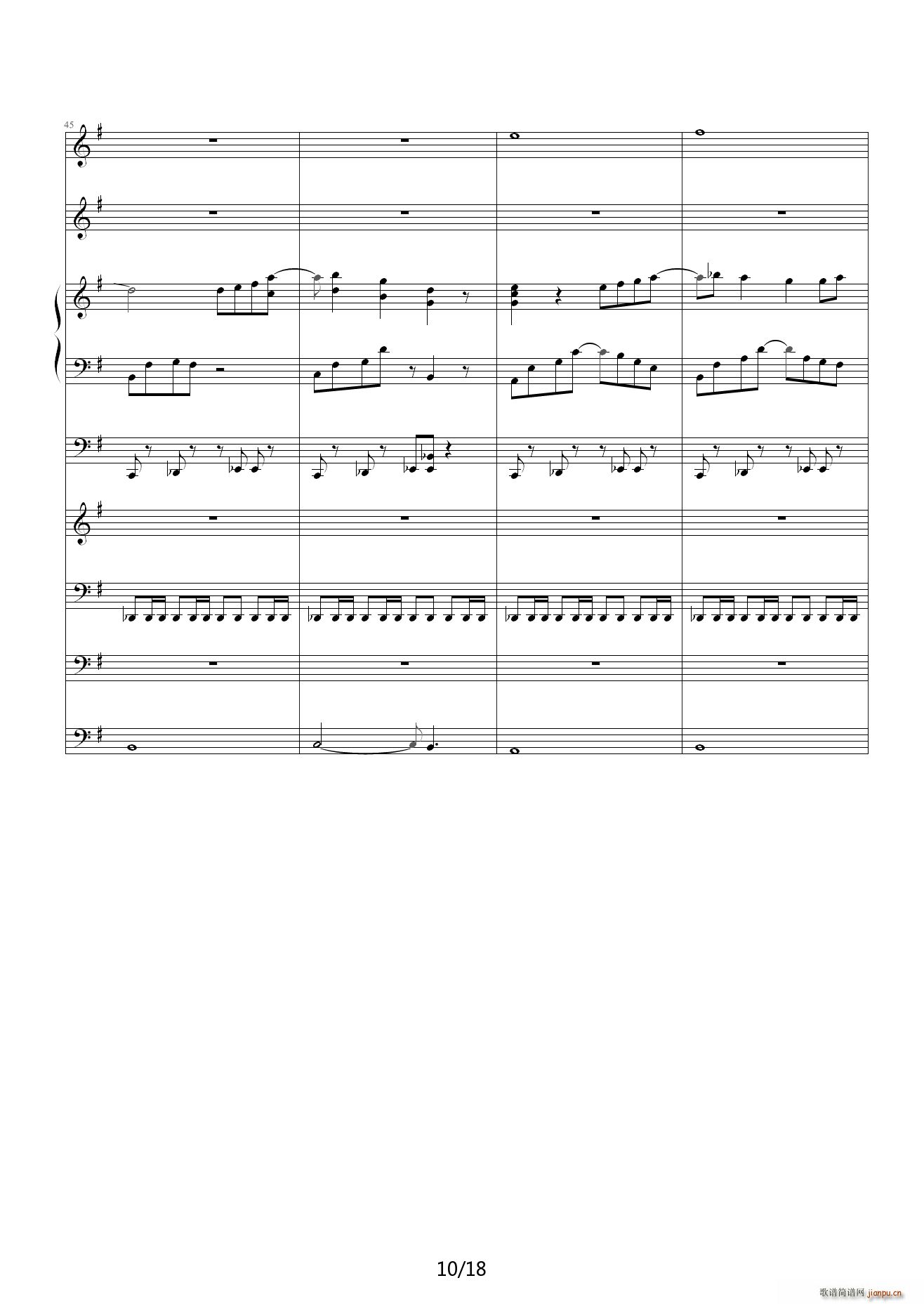 白色情人节 3 14 G调(钢琴谱)10