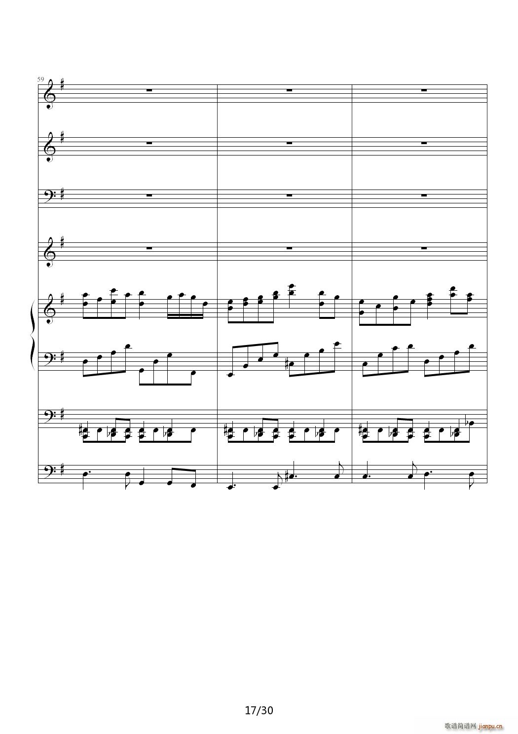 金牛座 Taurus G调(钢琴谱)17