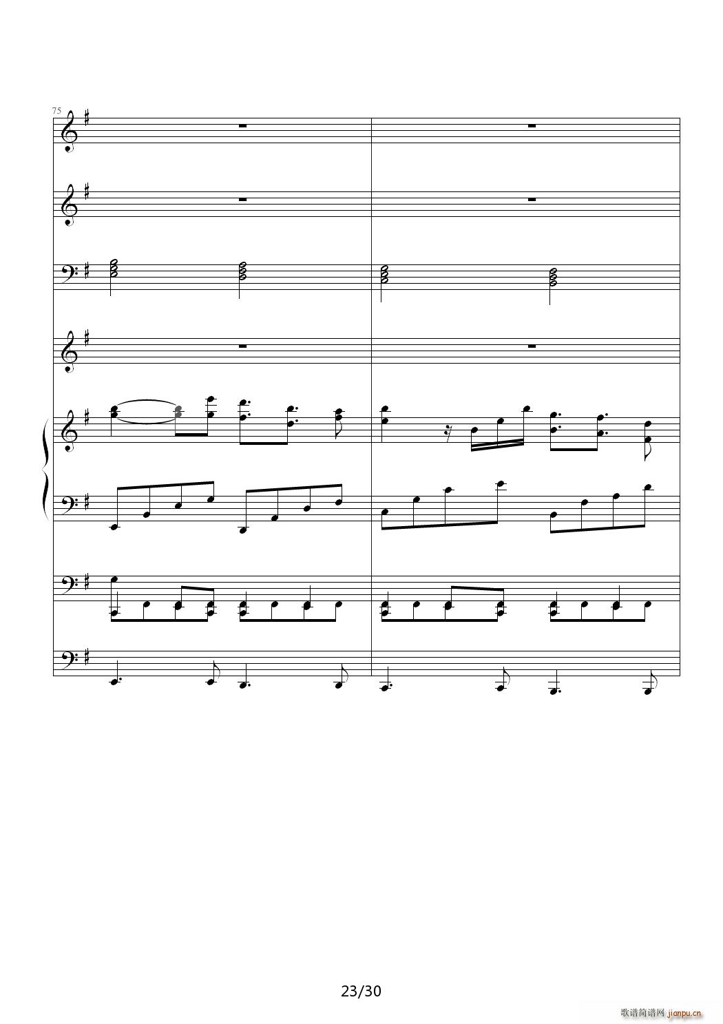 金牛座 Taurus G调(钢琴谱)23