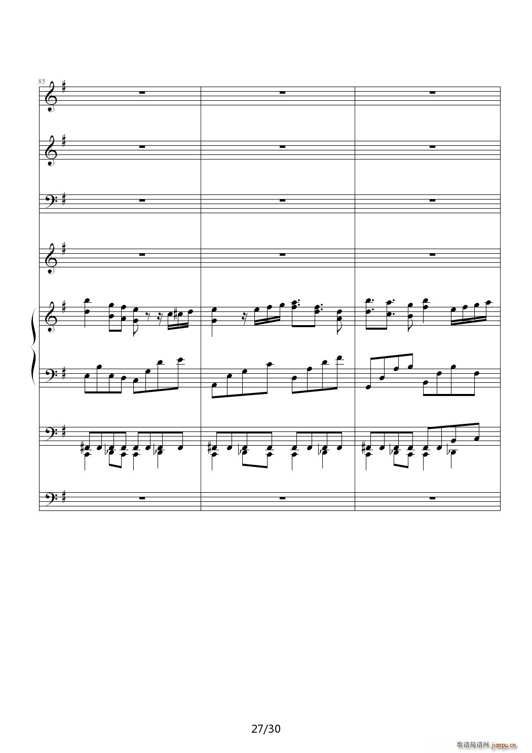 金牛座 Taurus G调(钢琴谱)27