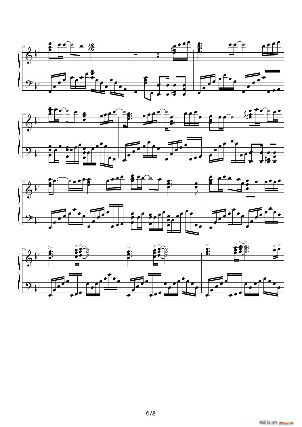 Garnet Crow 簸撙郡とで 动漫 名侦探柯南 片尾曲(钢琴谱)6