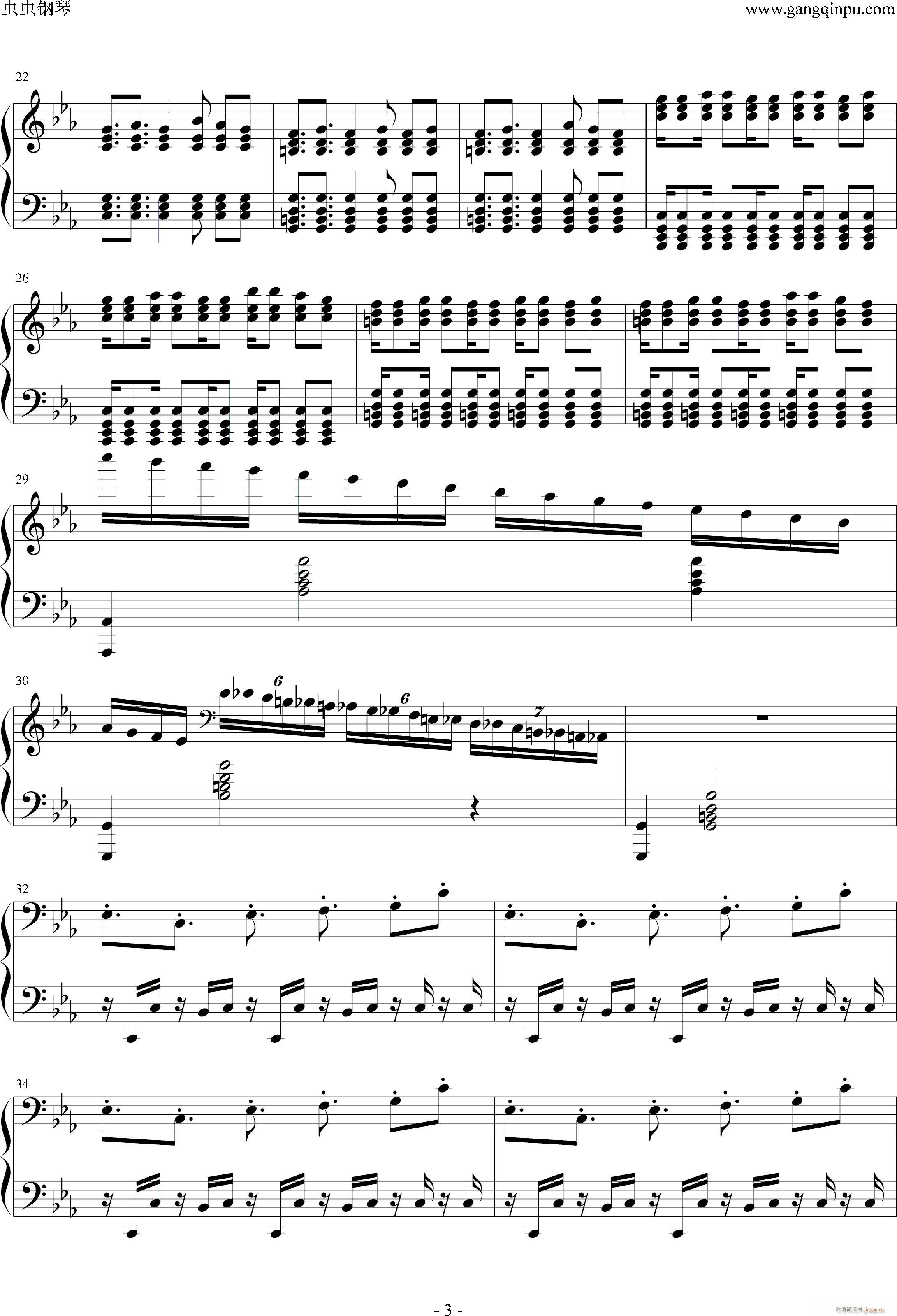 古巴pure版 来自绝版专辑pure(钢琴谱)3