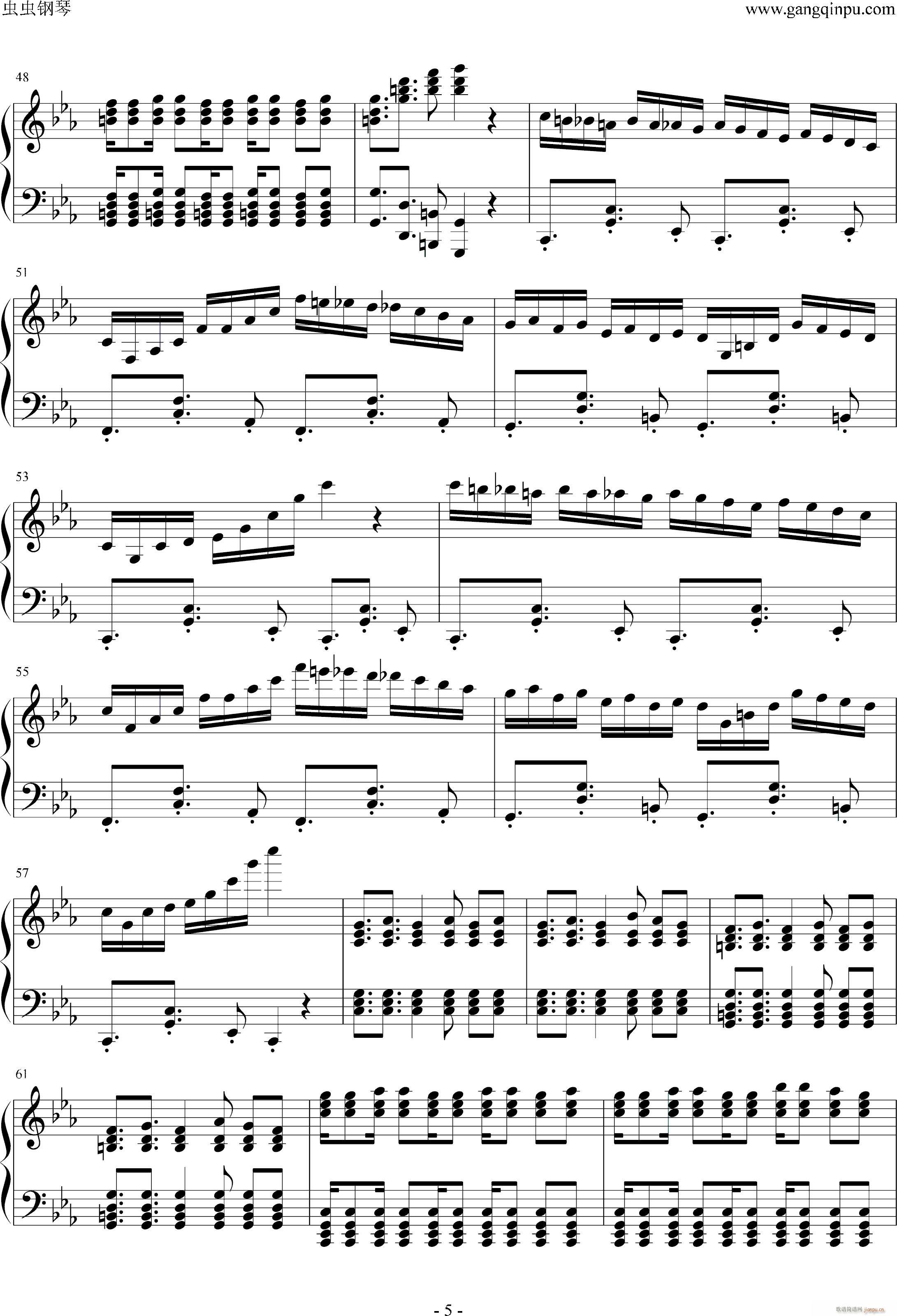 古巴pure版 来自绝版专辑pure(钢琴谱)5