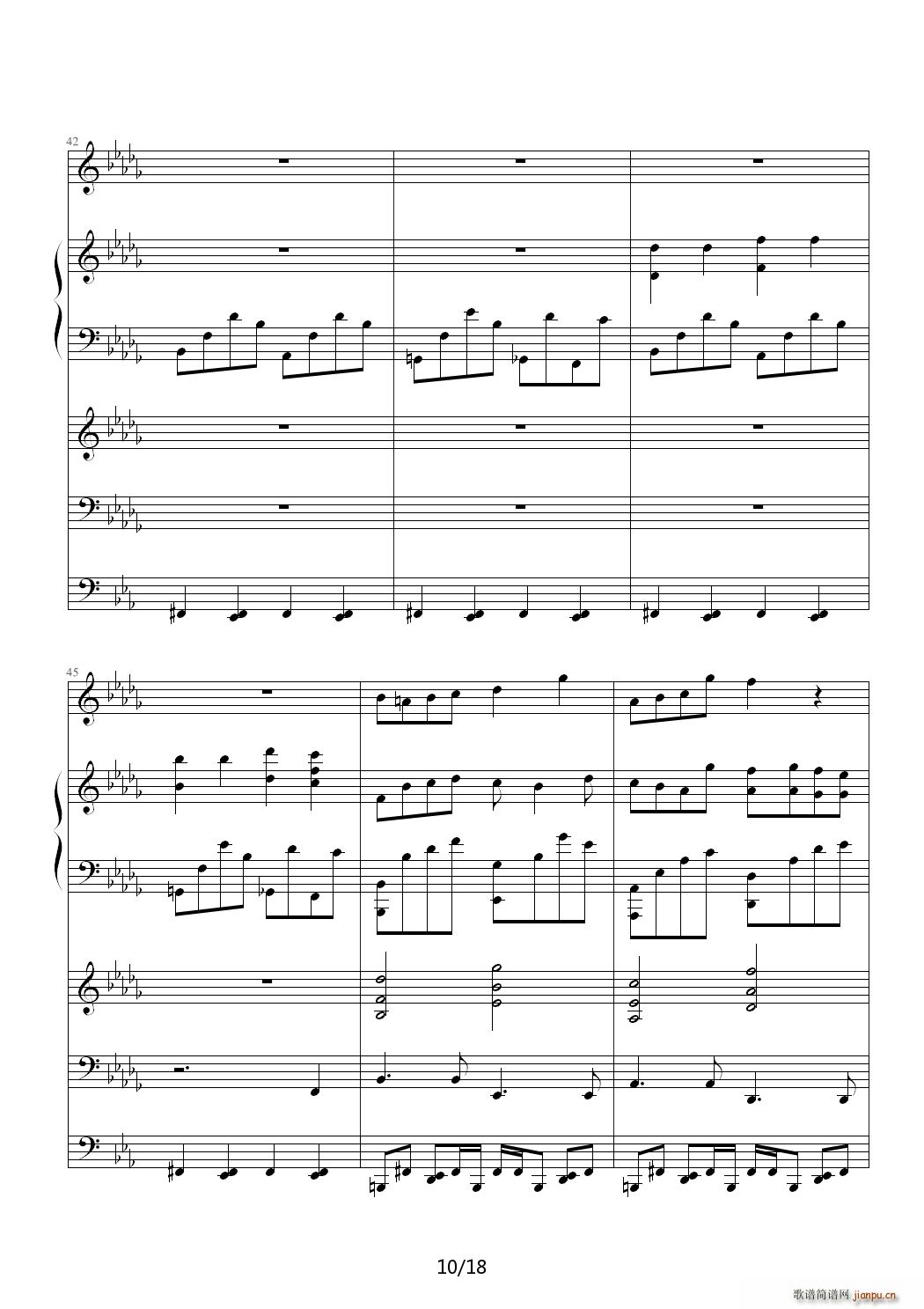 Lost Love 降D调(钢琴谱)10