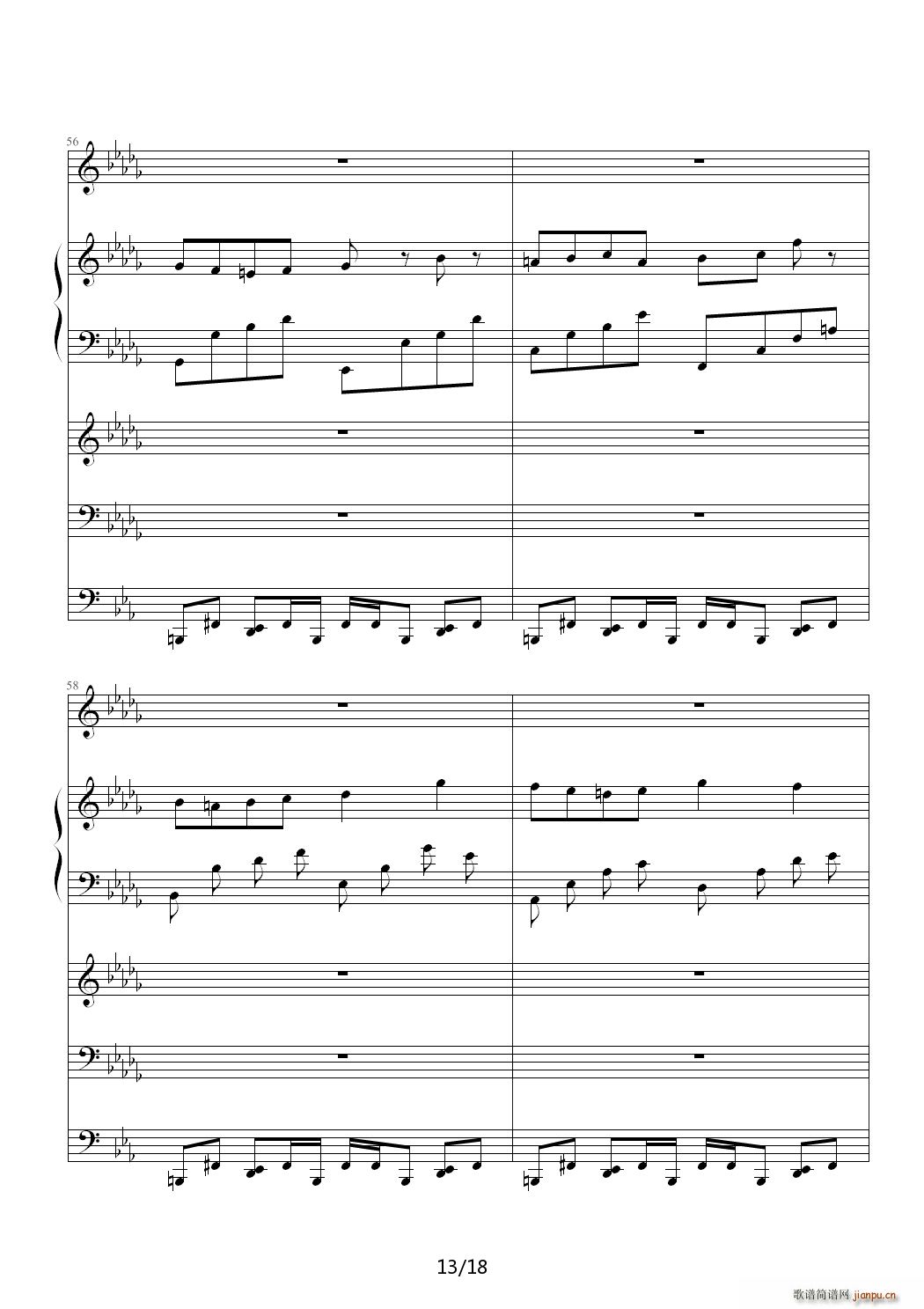 Lost Love 降D调(钢琴谱)13