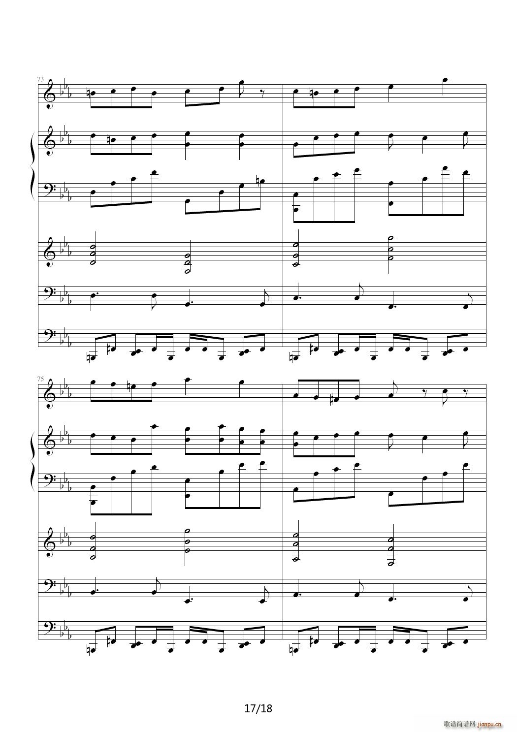 Lost Love 降D调(钢琴谱)17