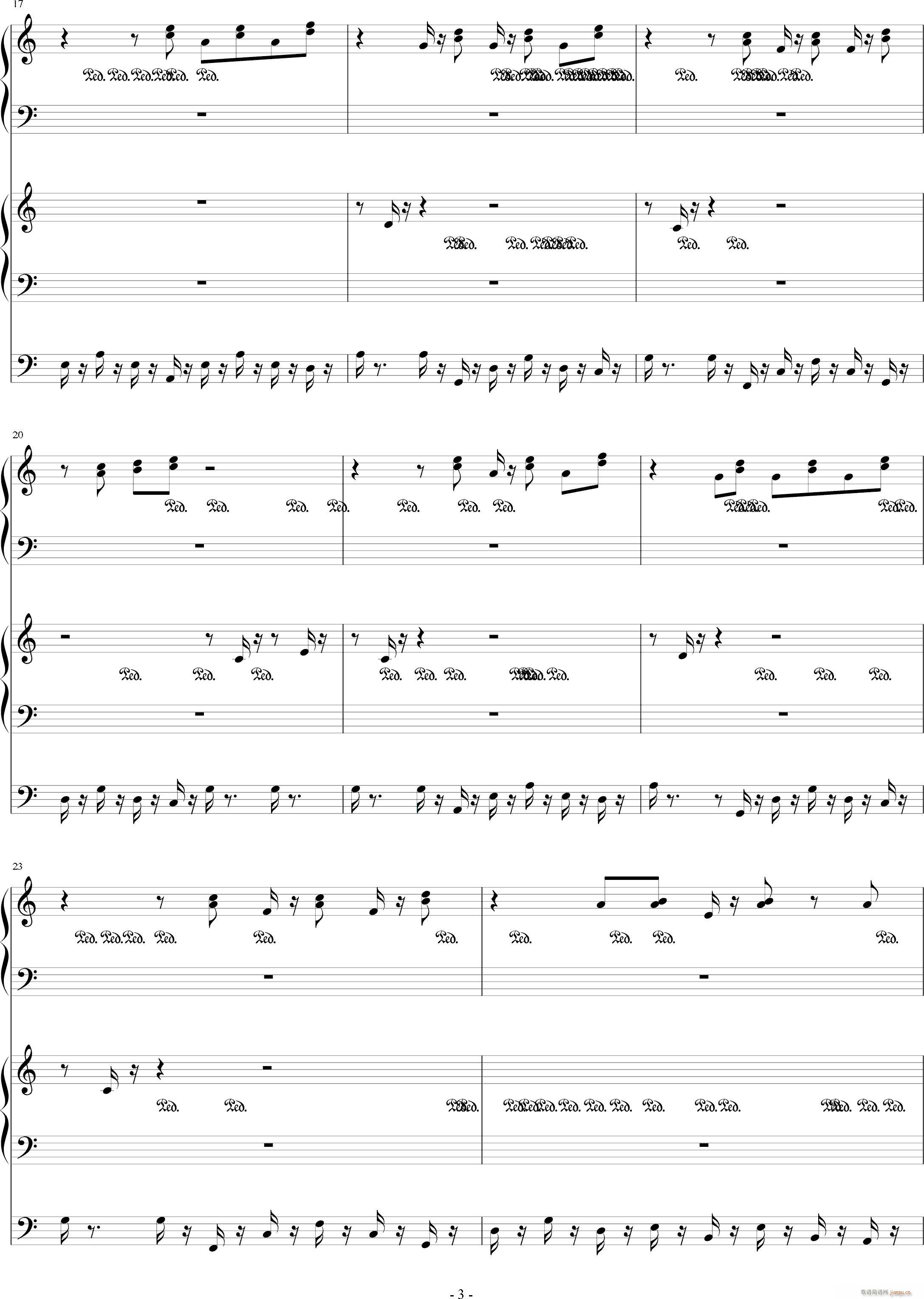 最后的夜晚(钢琴谱)3