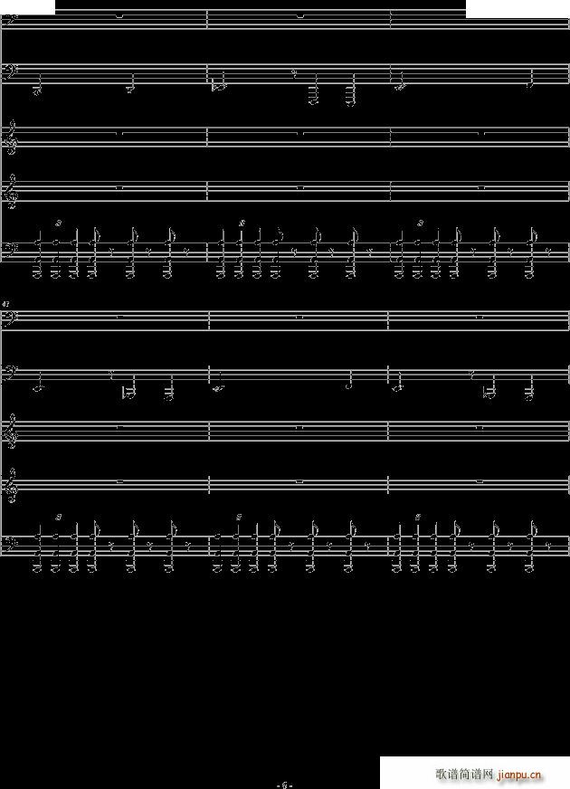 恐怖组曲之吸血鬼德古拉(钢琴谱)6