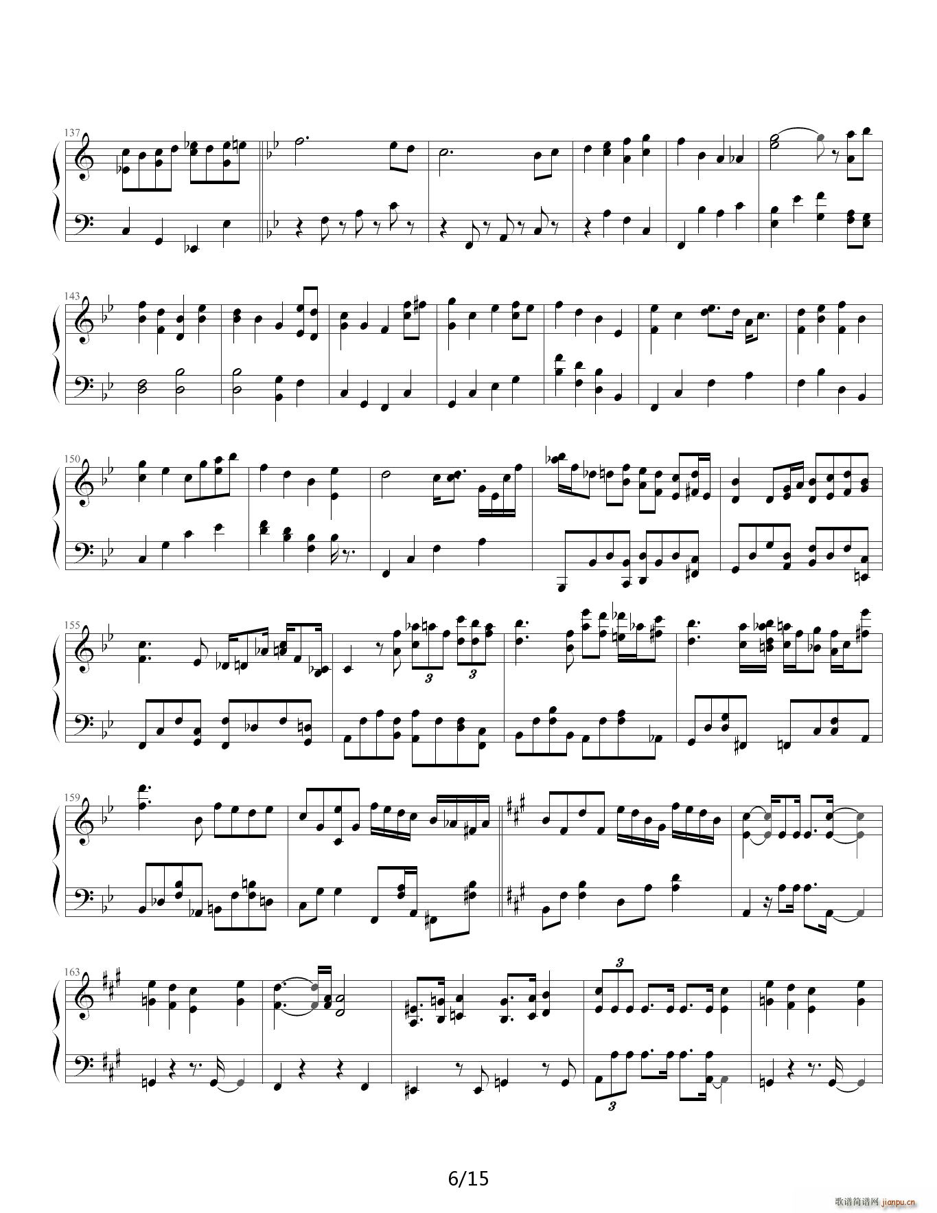 口袋妖怪Pokemon F调(钢琴谱)6