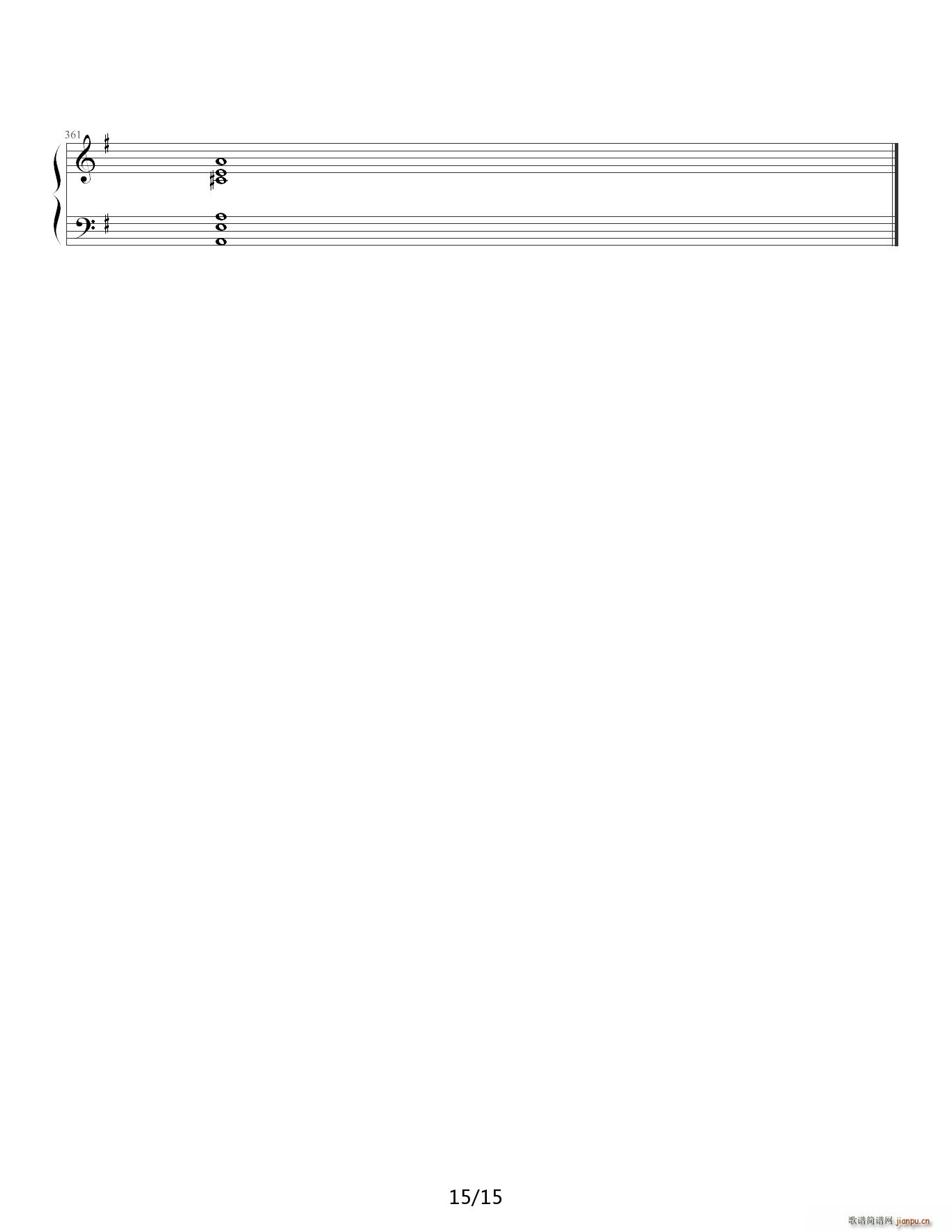 口袋妖怪Pokemon F调(钢琴谱)15