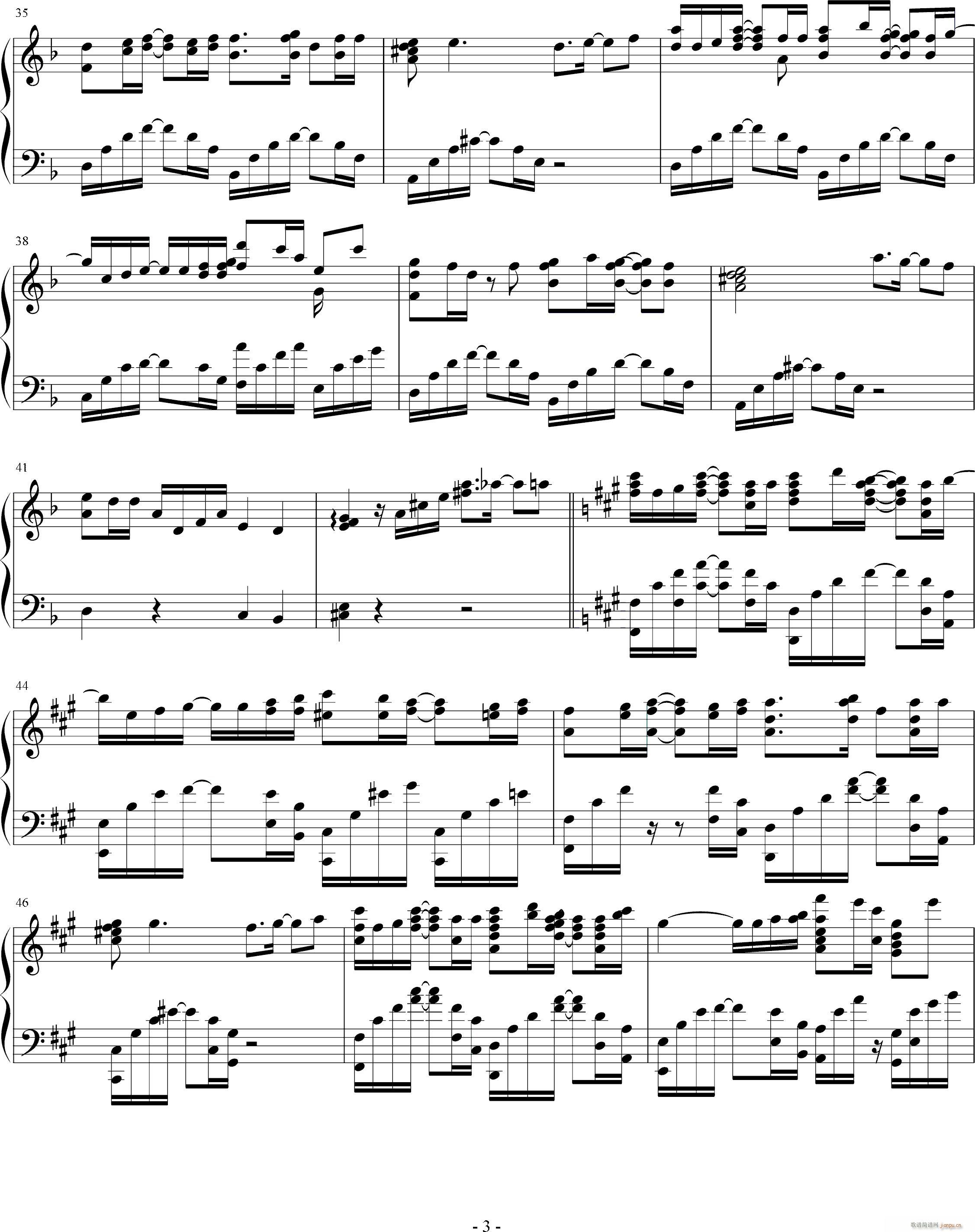 Just one last dance(钢琴谱)3