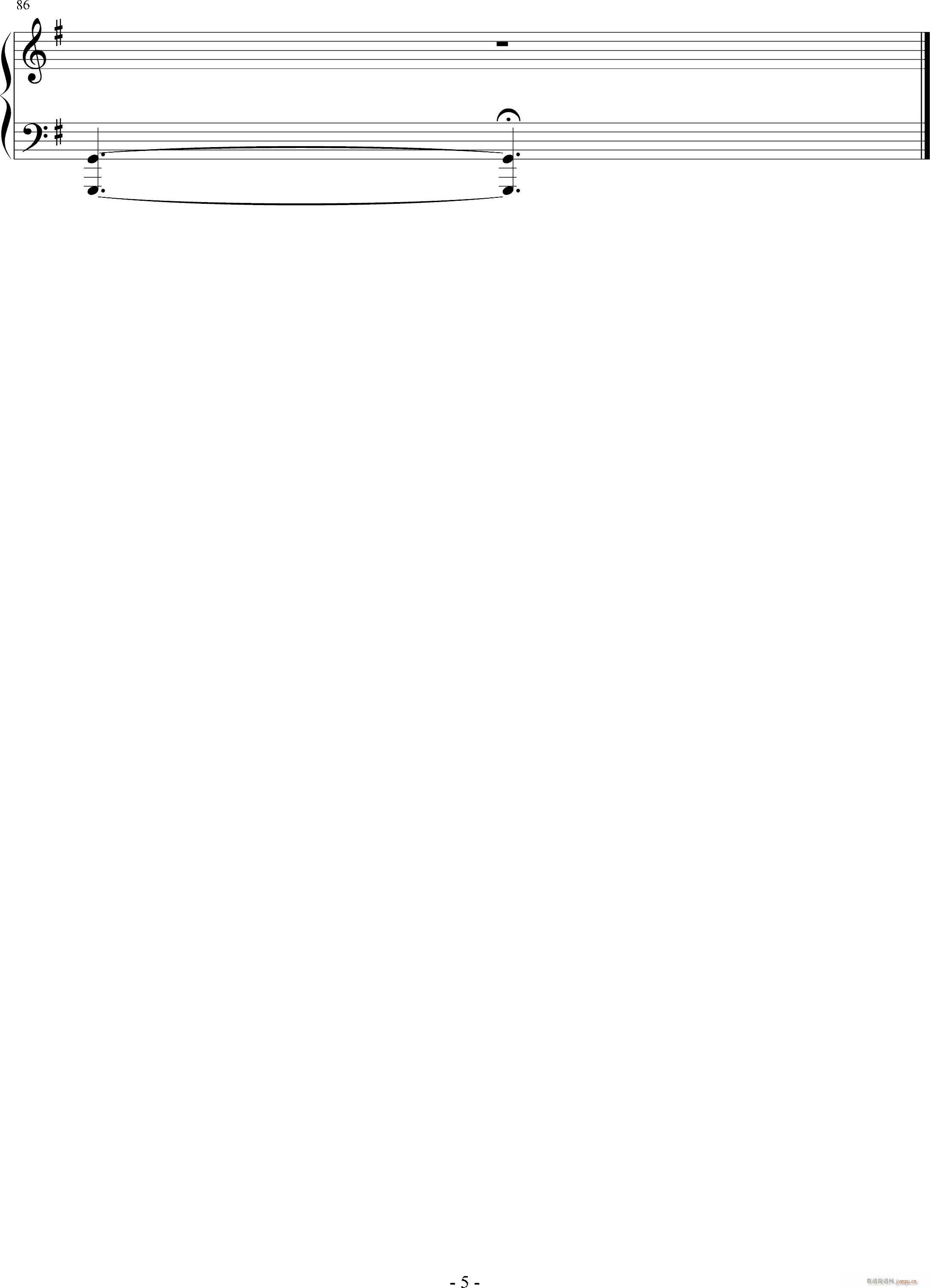 流转在记忆里的时光(钢琴谱)5