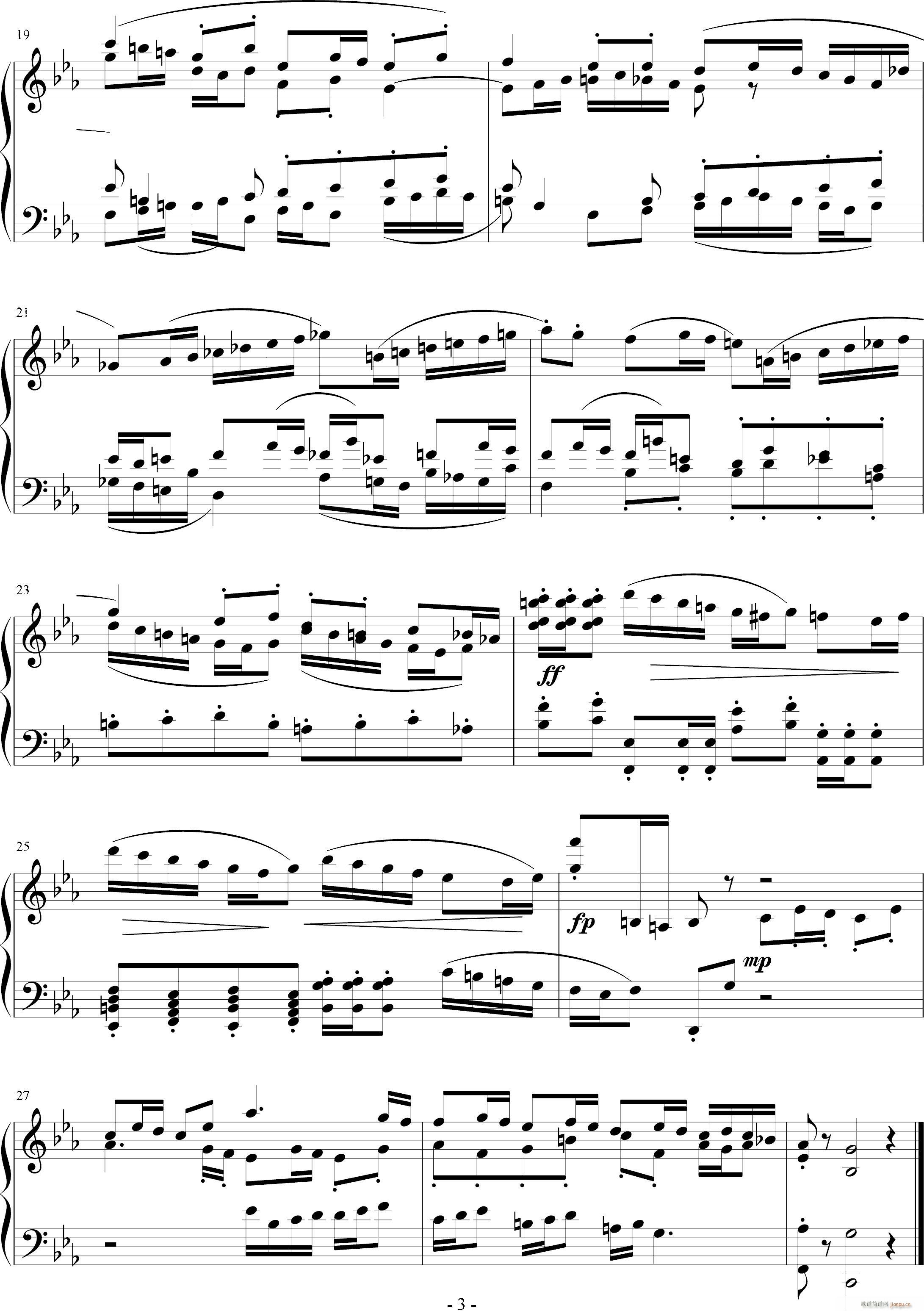 编创 文韬的c小调赋格呈示部(钢琴谱)3