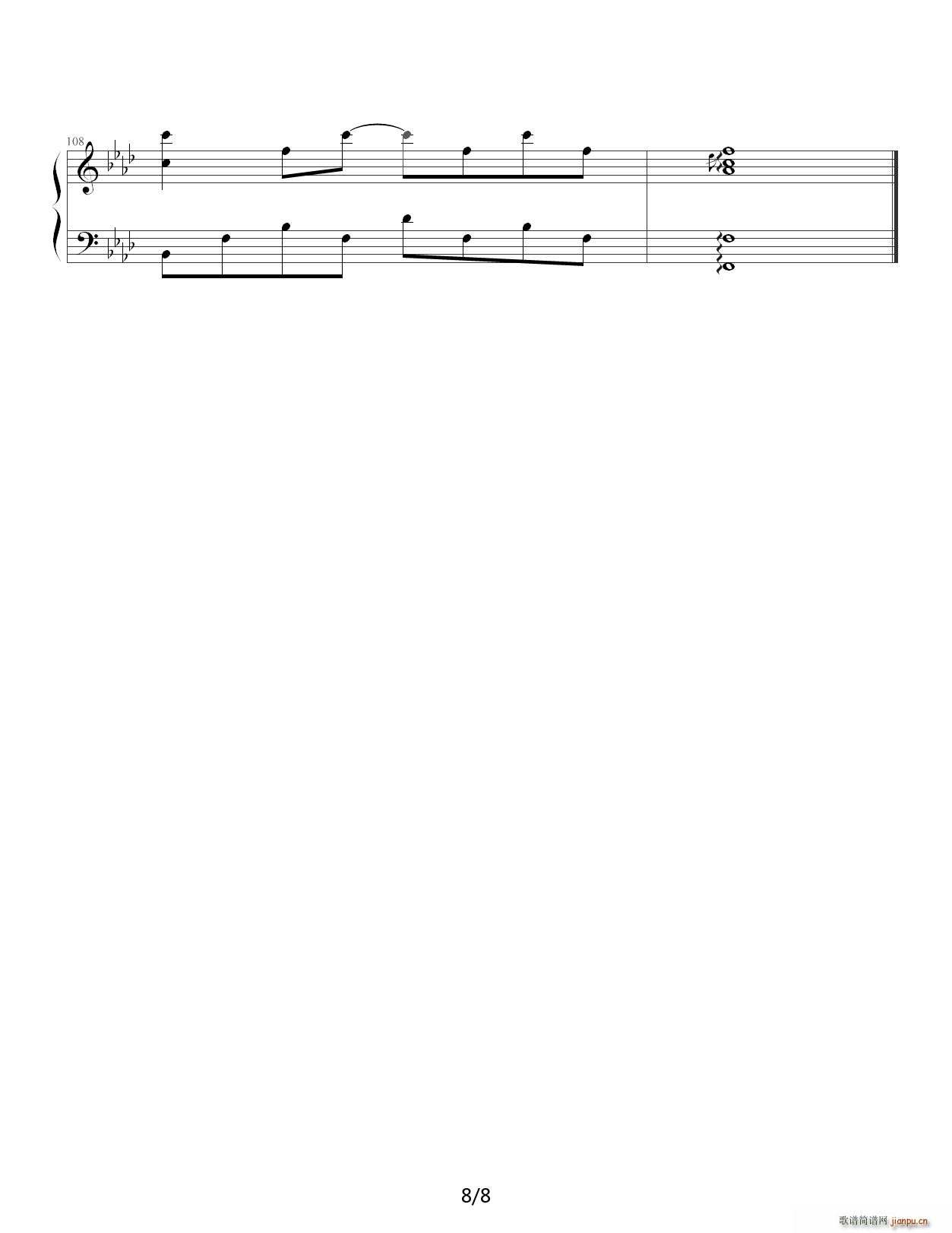 Mr taxi 降A调(钢琴谱)8