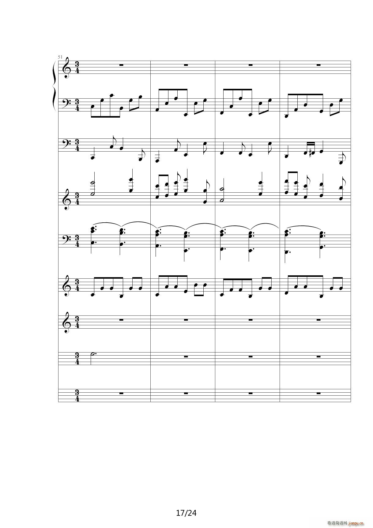 生日快乐Happy birthday C调(钢琴谱)17