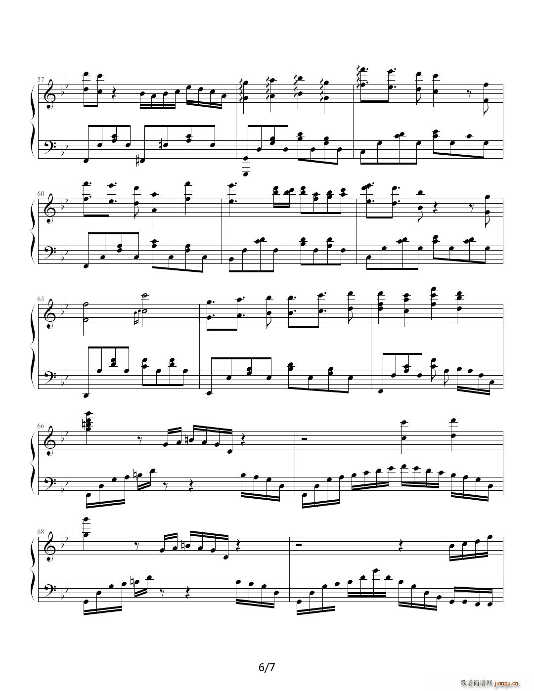 Ray of Illuminati 极速版 降B调(钢琴谱)6