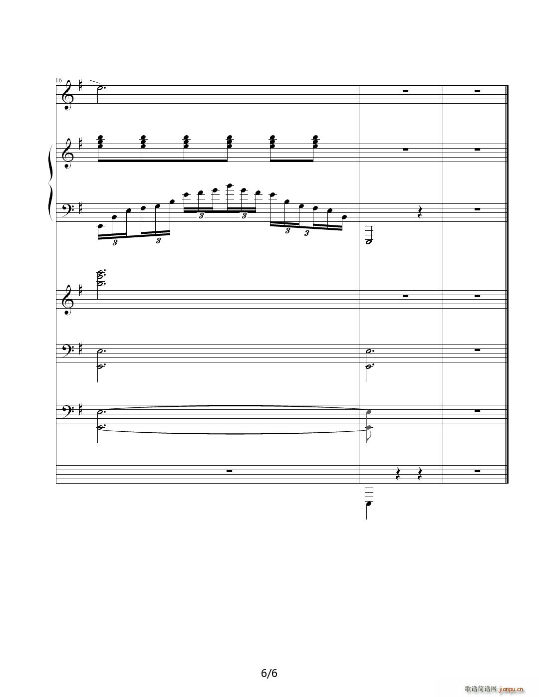 Dark Angel G调(钢琴谱)6
