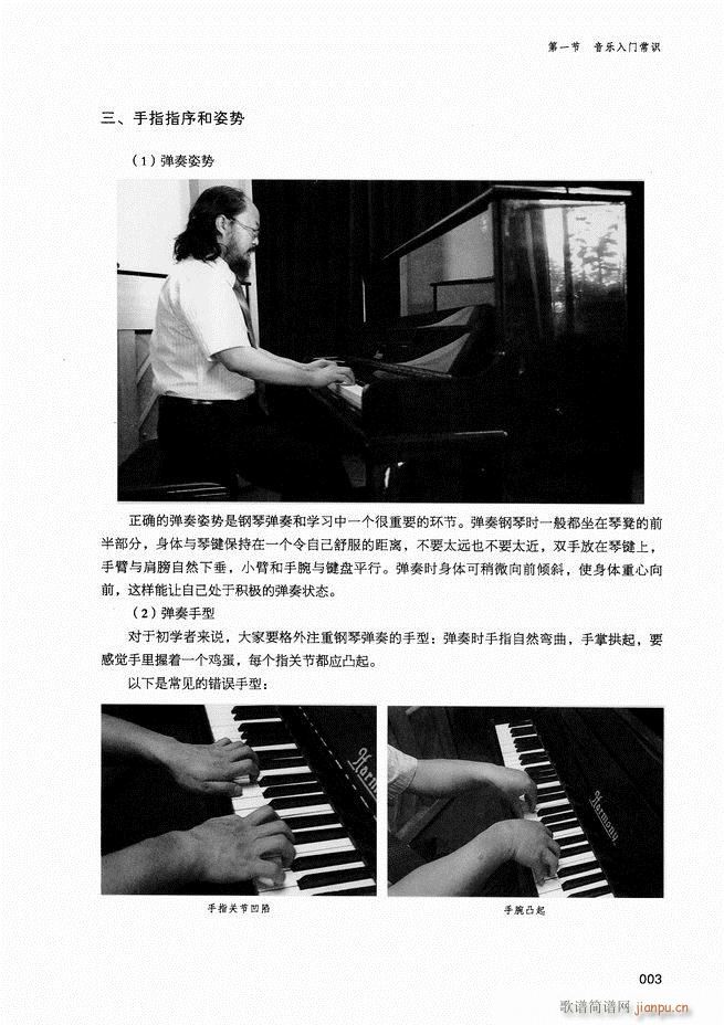 成人钢琴基础教程目录1 80(钢琴谱)5