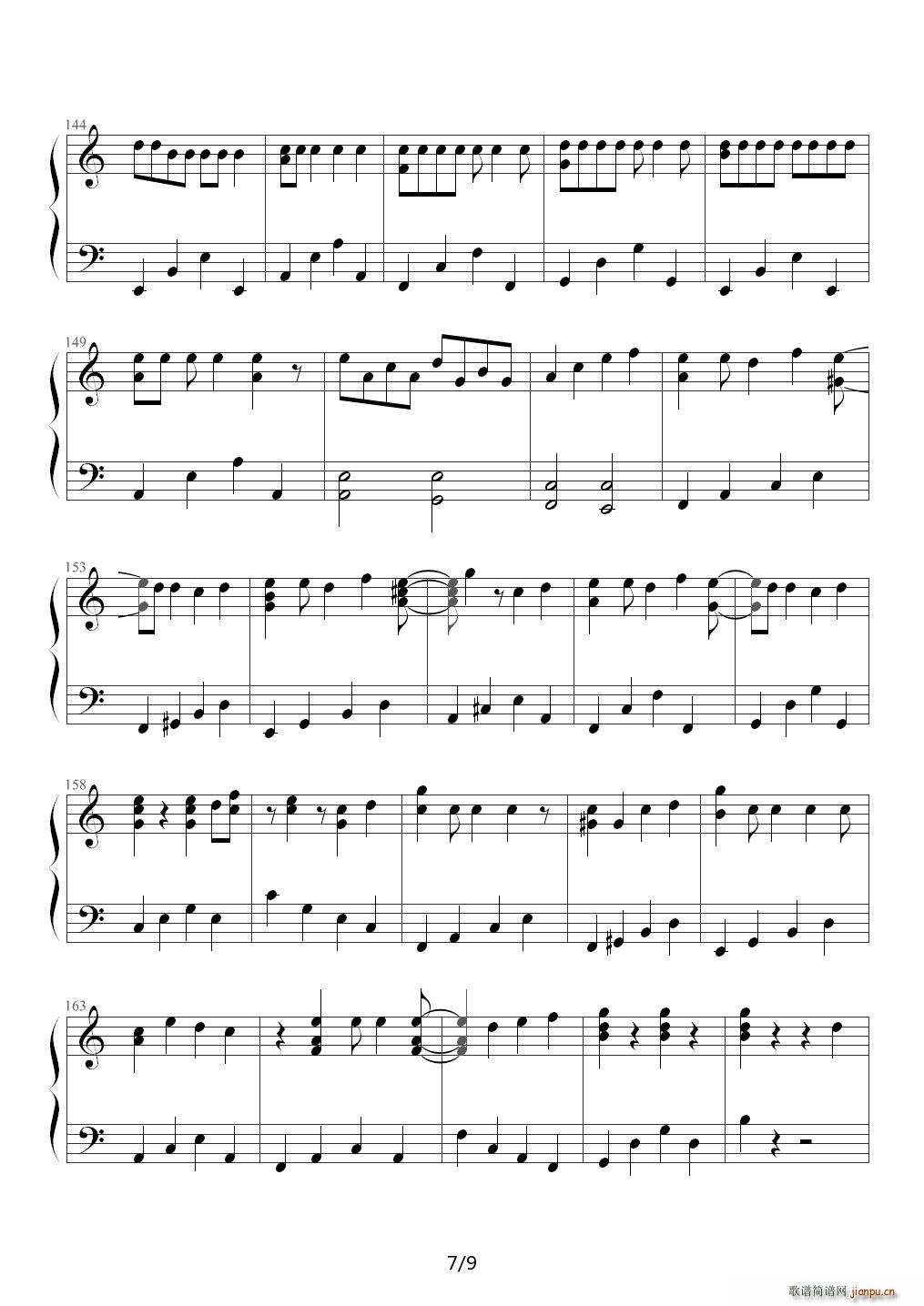 Honey Honey seamo C大调 C调(钢琴谱)7