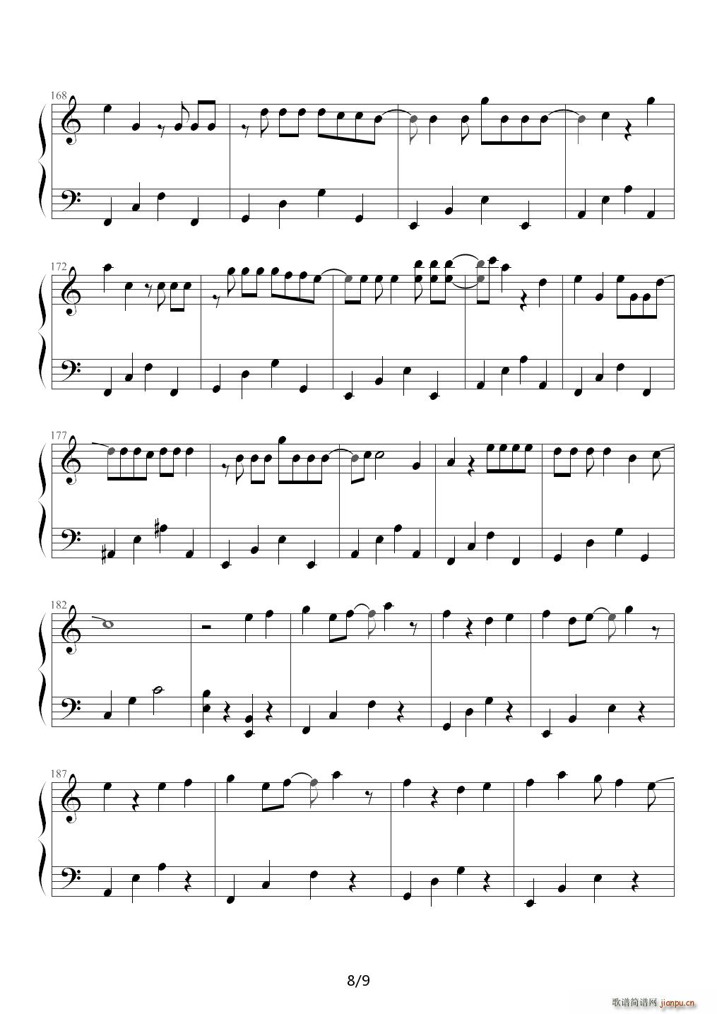 Honey Honey seamo C大调 C调(钢琴谱)8