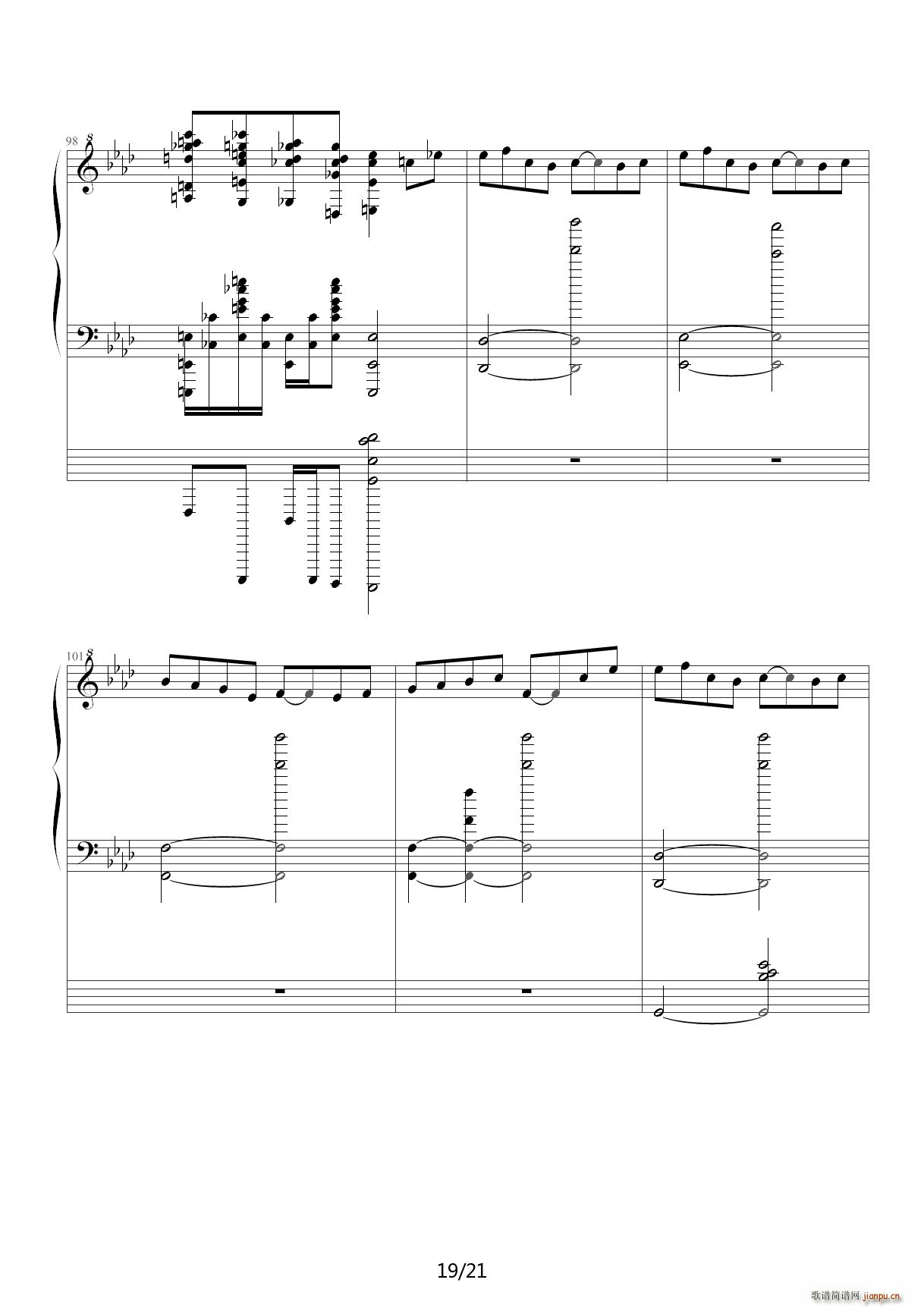黑色的苹果第1乐章 G调(钢琴谱)19