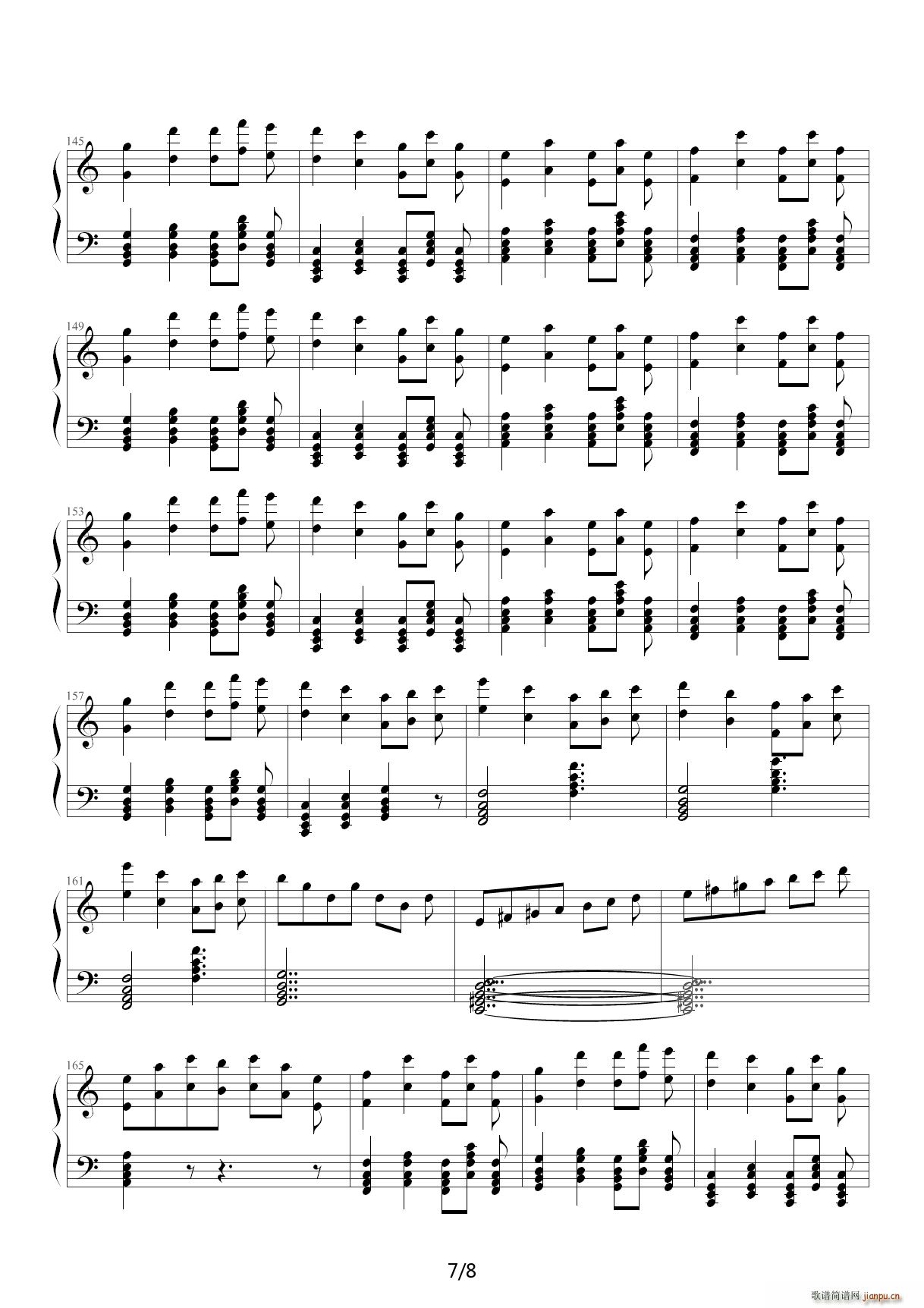 Butterfly dance C调(钢琴谱)7