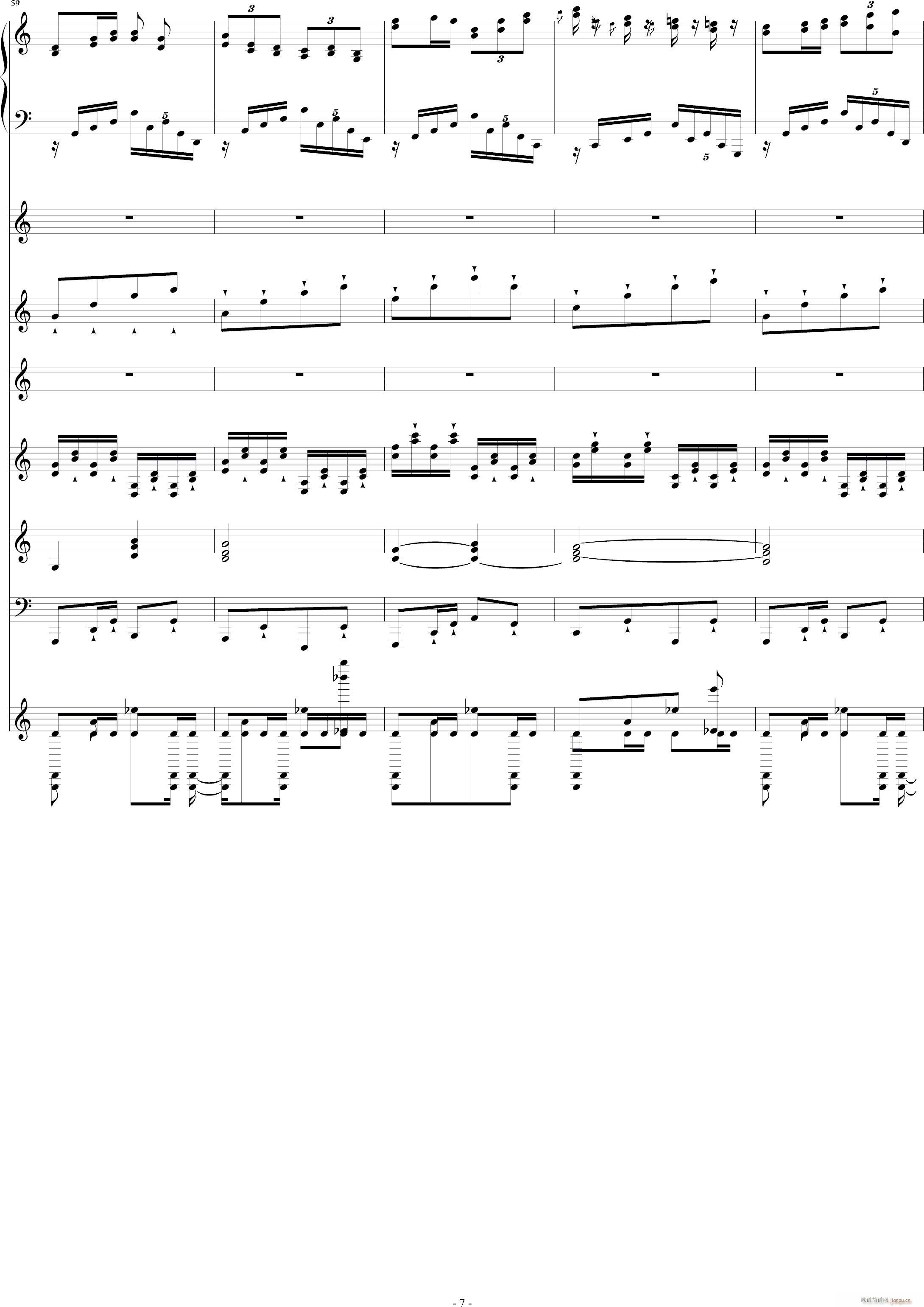 马之歌 2014新年贺曲(钢琴谱)7