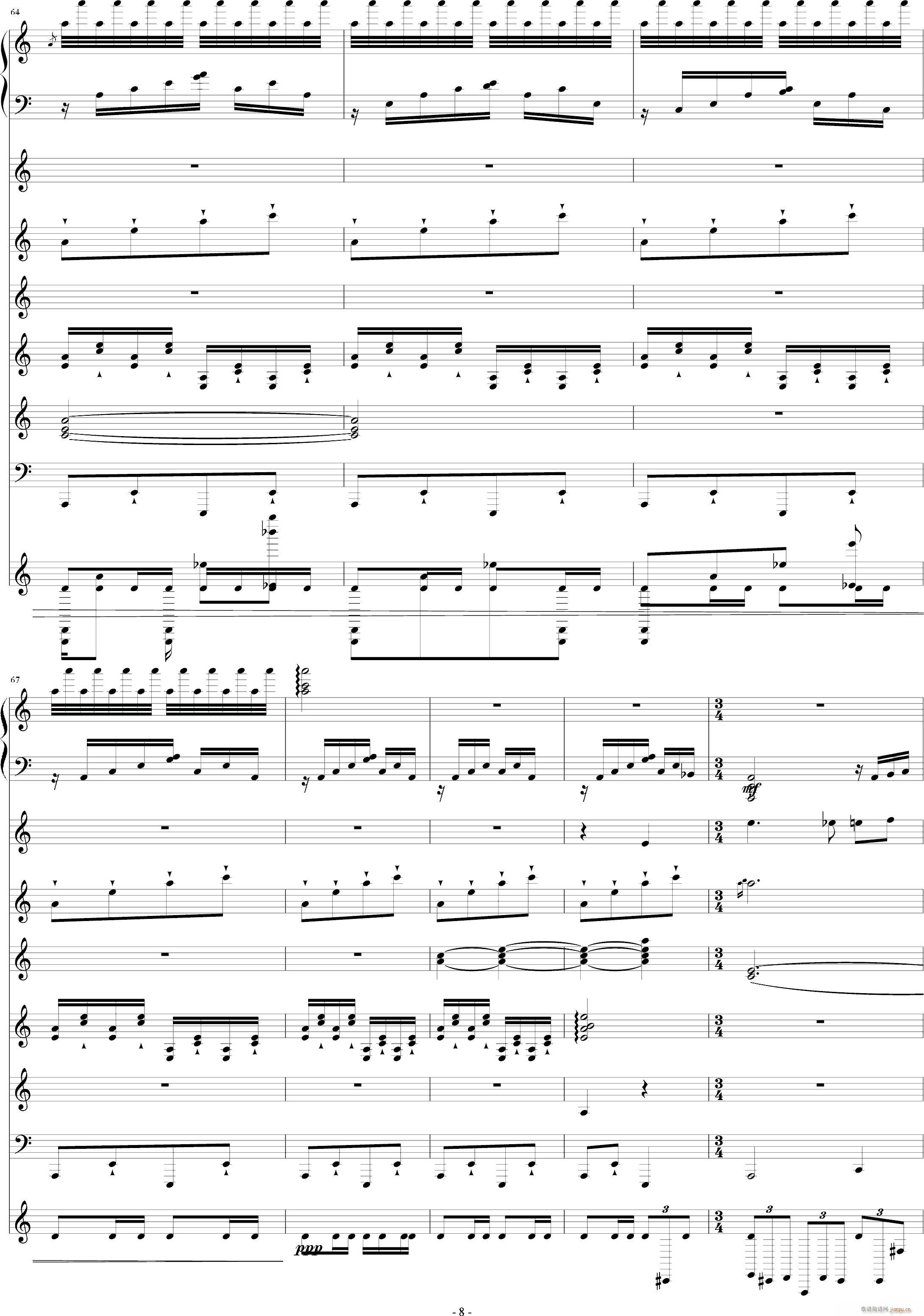 马之歌 2014新年贺曲(钢琴谱)8