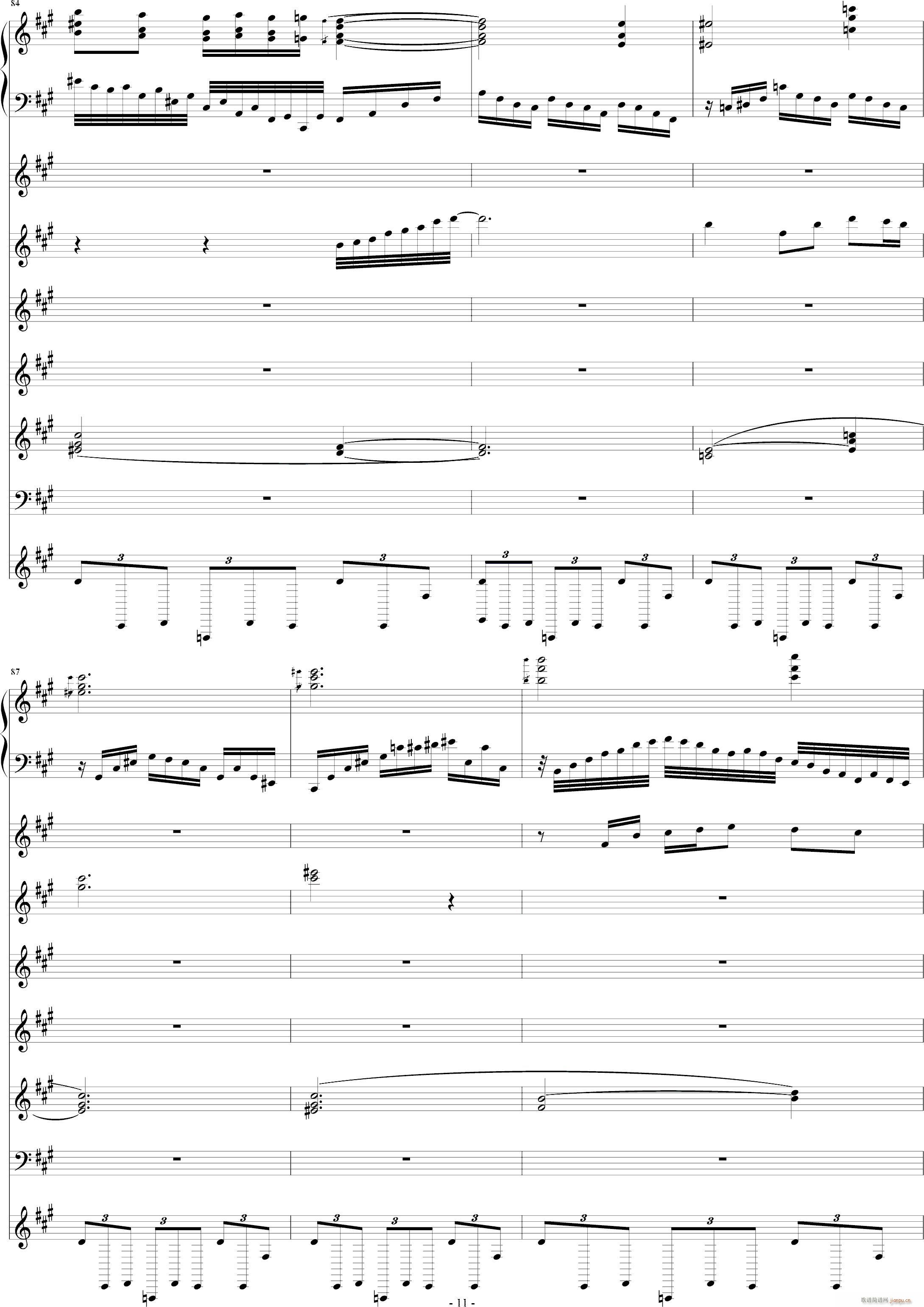 马之歌 2014新年贺曲(钢琴谱)11