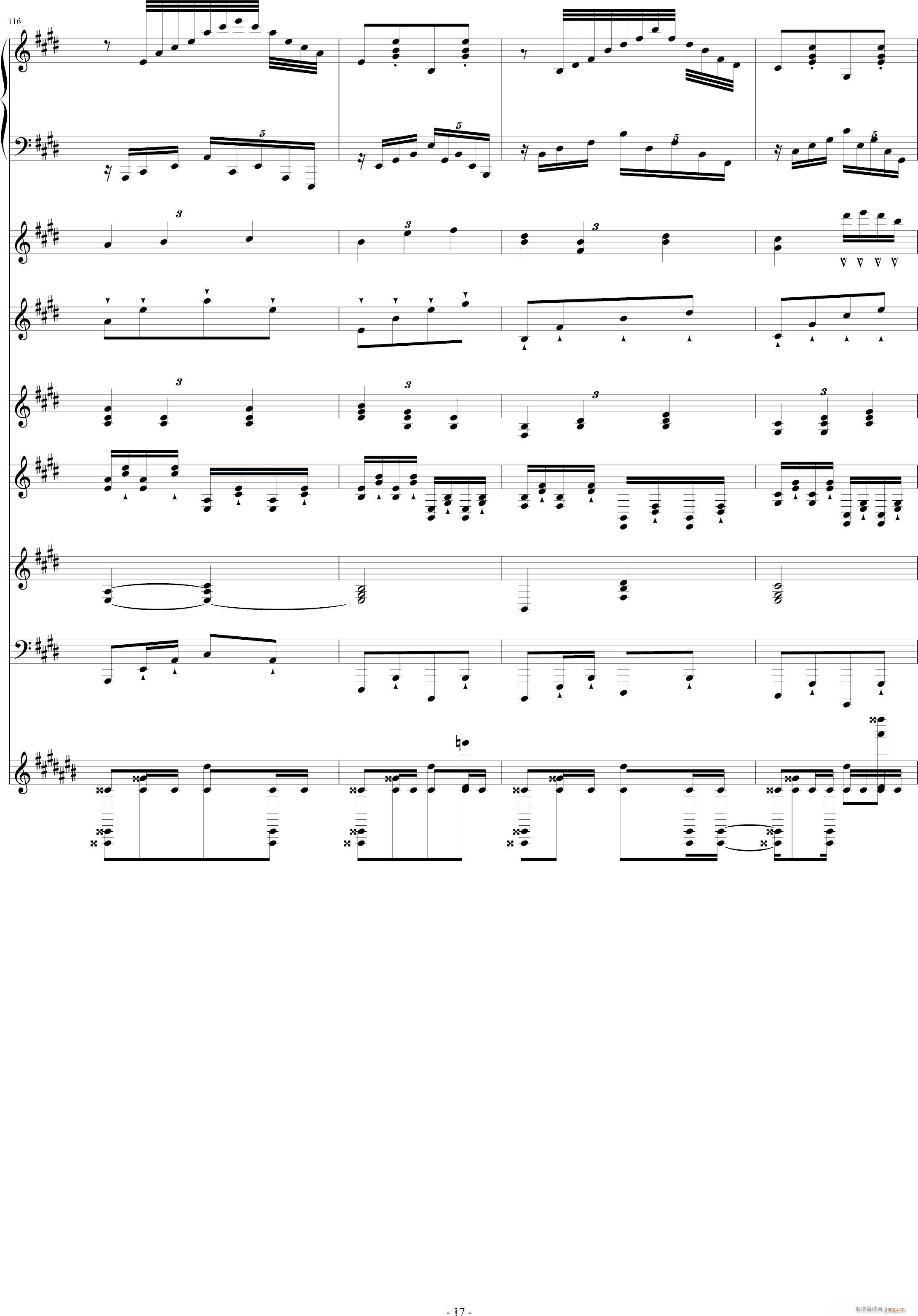 马之歌 2014新年贺曲(钢琴谱)17