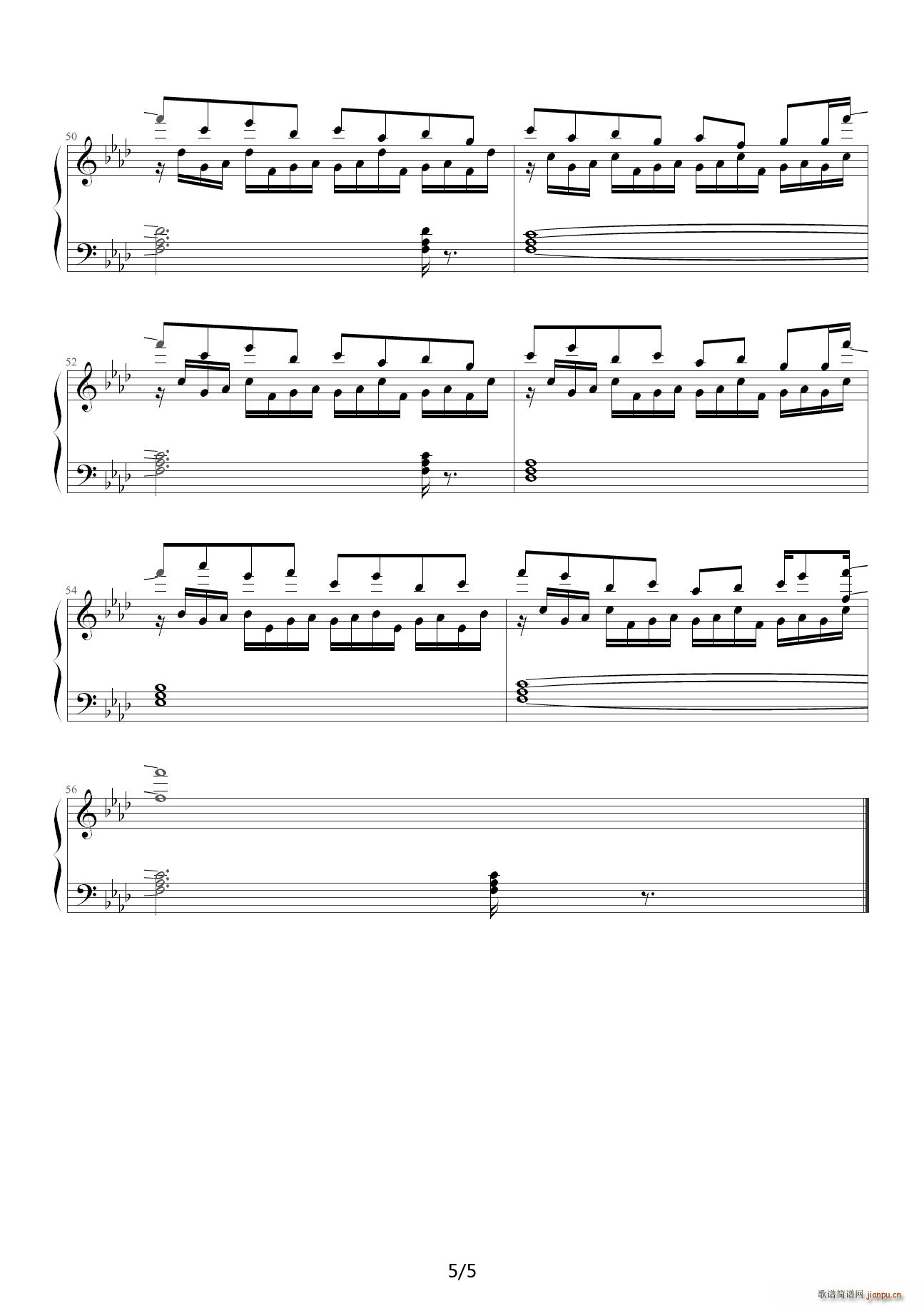 HARD ヴォヤ`ジュ１９６９ 东方永夜抄第6面 G调(钢琴谱)5