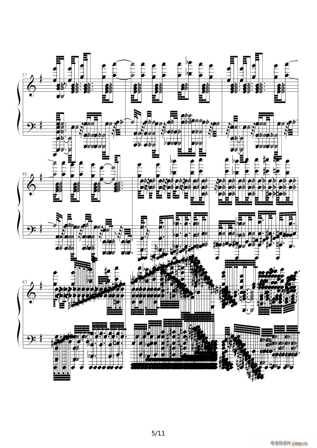 RED ZONE鬼畜 G调(钢琴谱)5