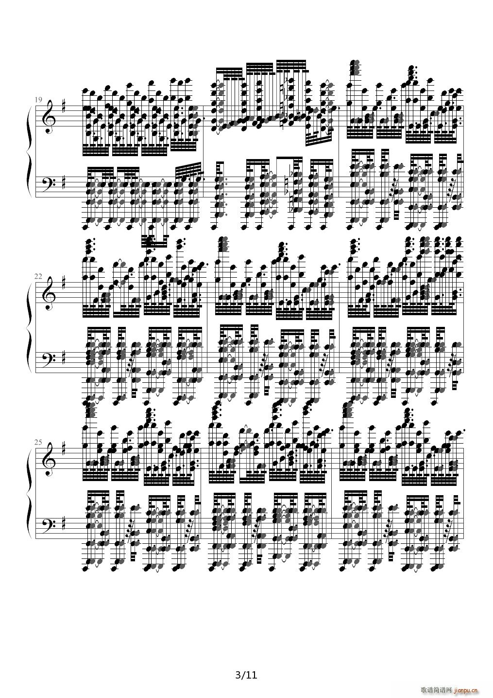 RED ZONE鬼畜 G调(钢琴谱)3