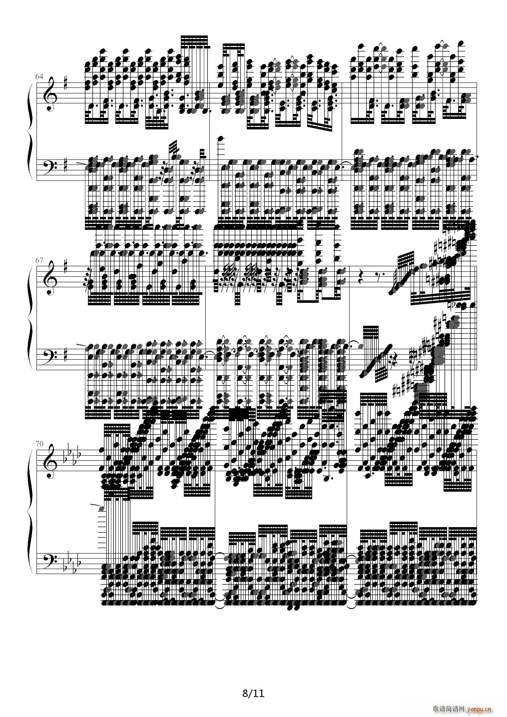 RED ZONE鬼畜 G调(钢琴谱)8