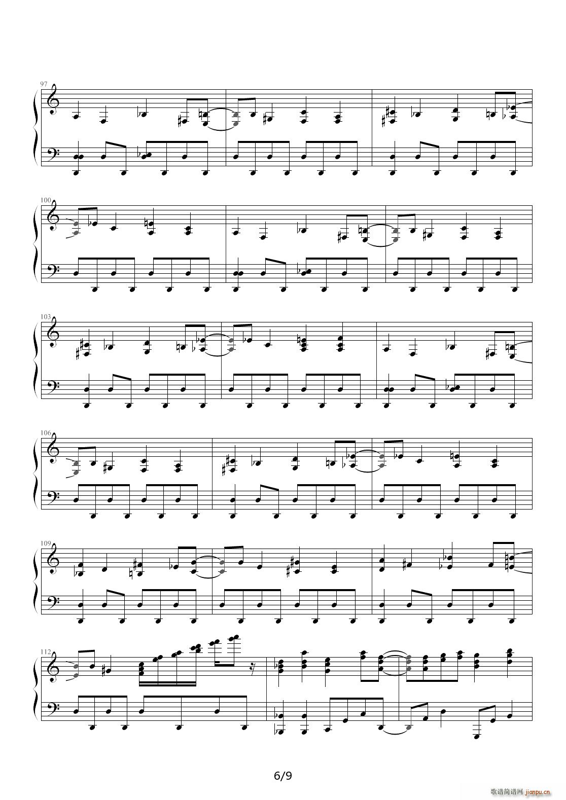 最K鬼畜妹フランド`ル? S C调(钢琴谱)6