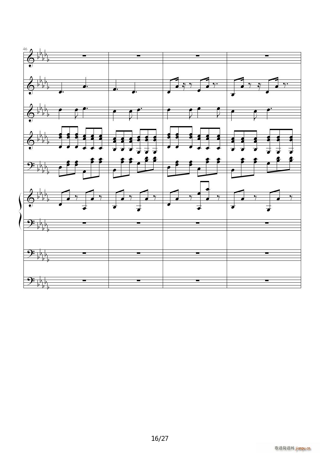 爱丽丝的小女儿 降D调(钢琴谱)16