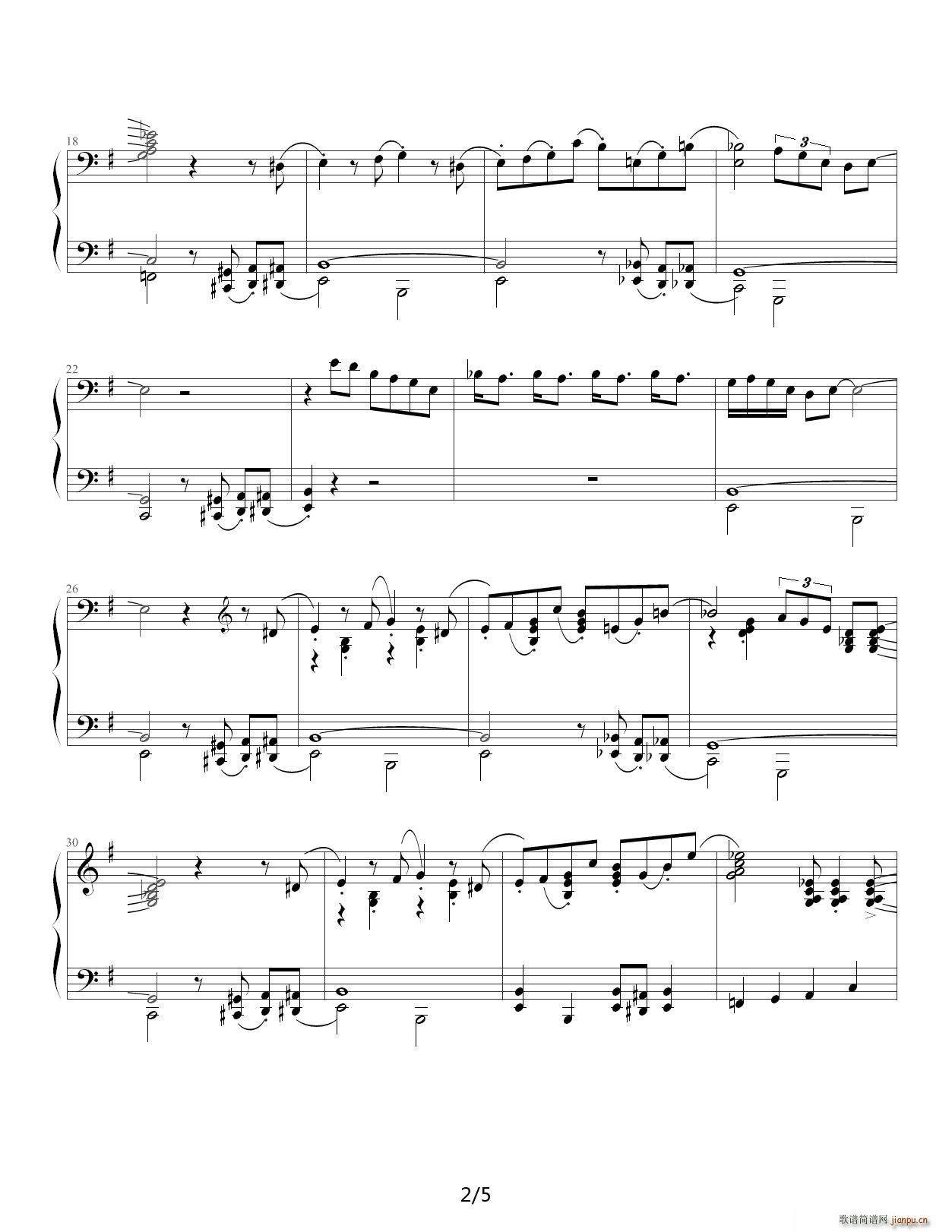 The Pink Panther 粉红豹(钢琴谱)3