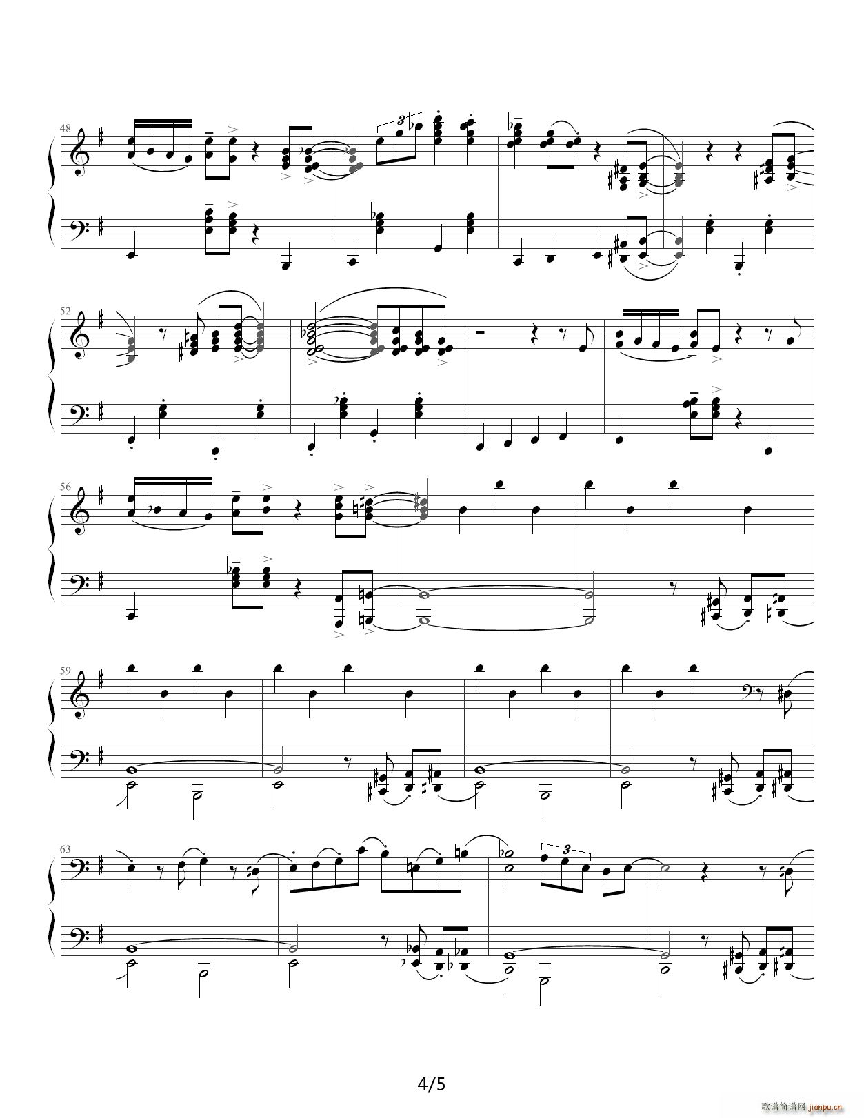 The Pink Panther 粉红豹(钢琴谱)6