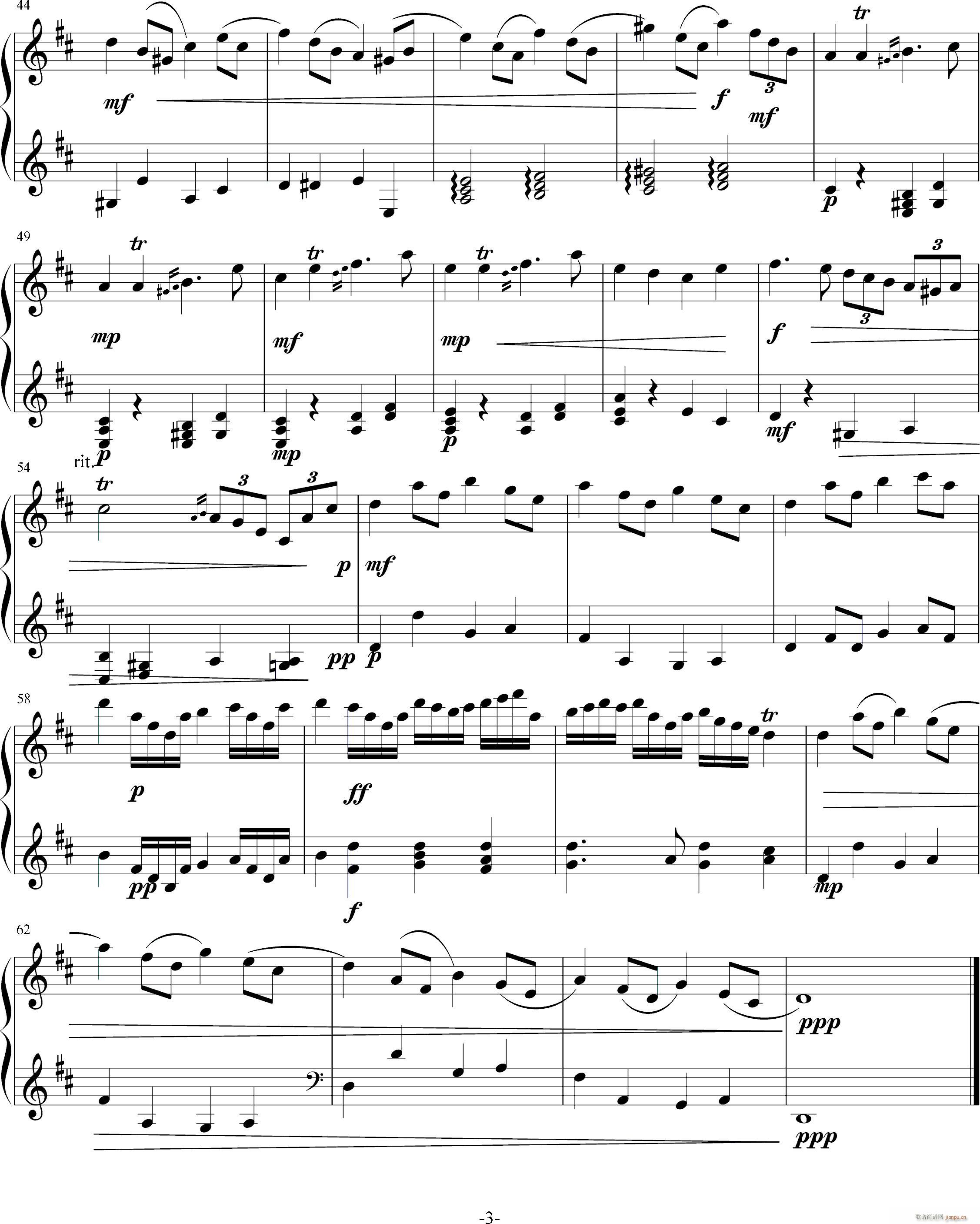 随想曲10 无题(钢琴谱)3